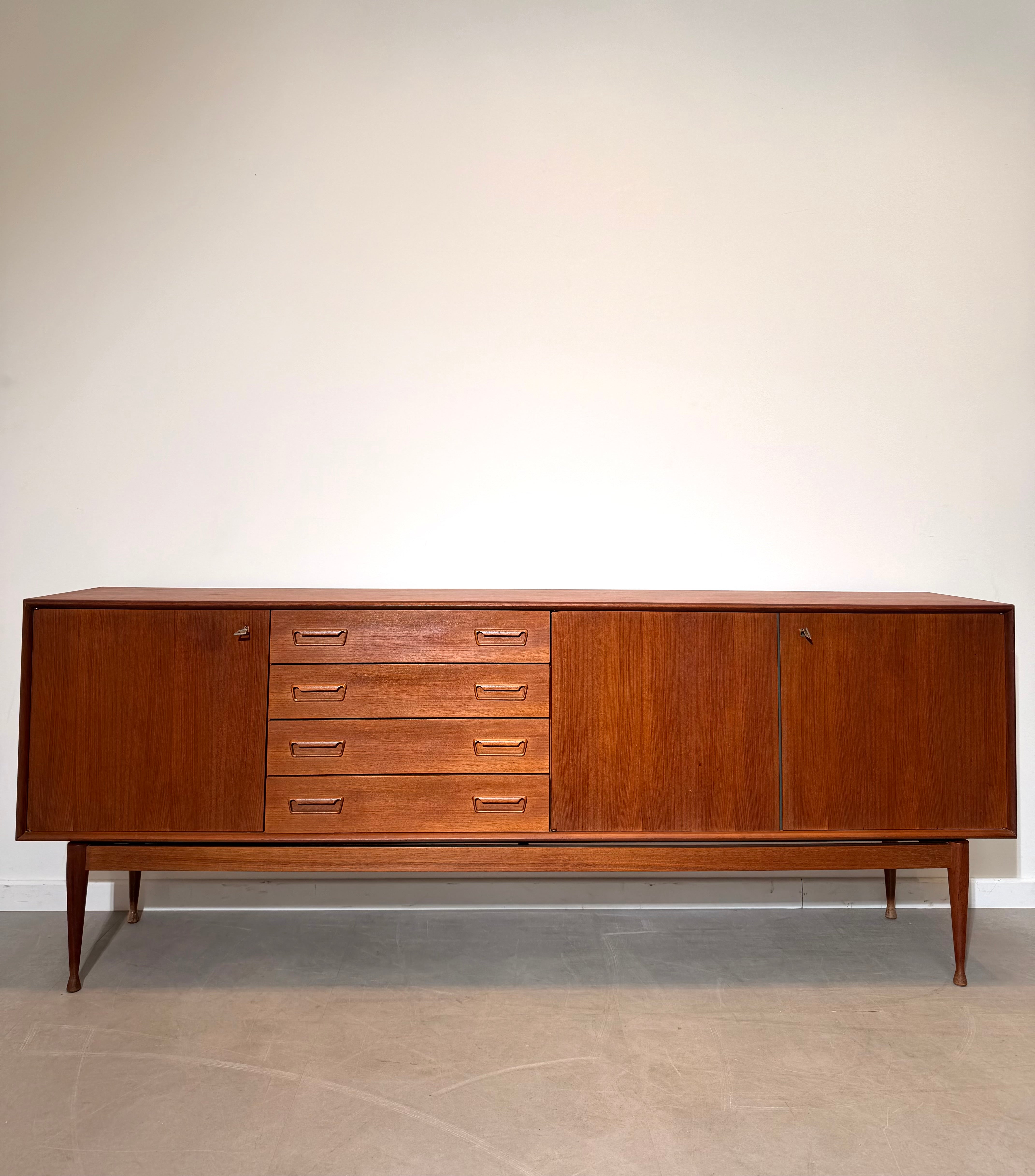 Mid-Century Modern Teak Sideboard | Scandinavian Design
