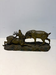 Statue of Fighting Stags