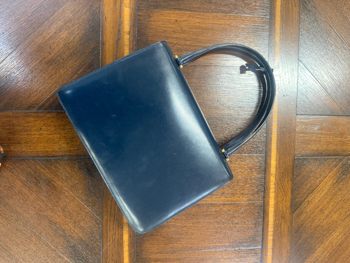 Delvaux Vintage Navy Blue