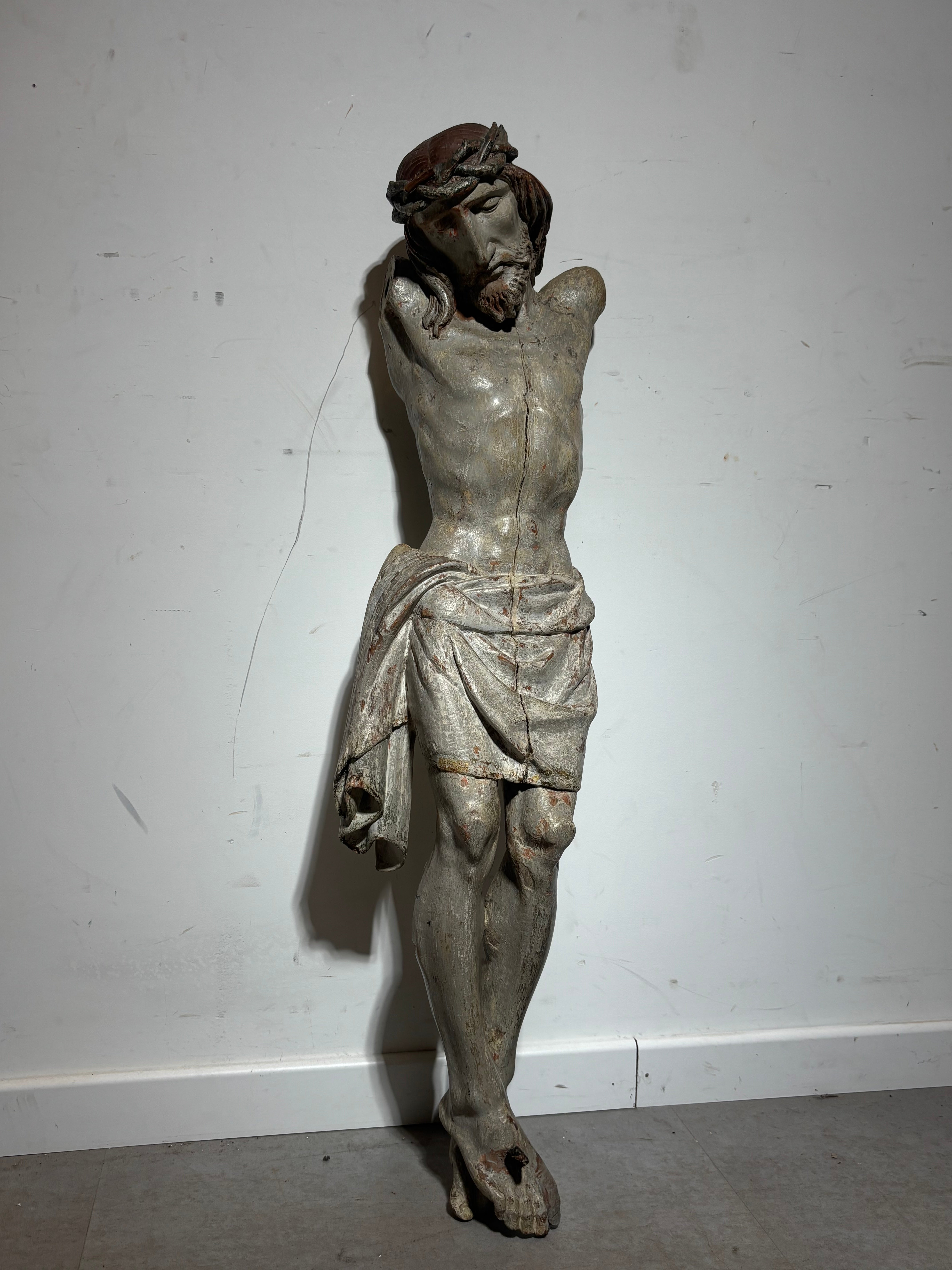 17th Century Polychrome Corpus Christi