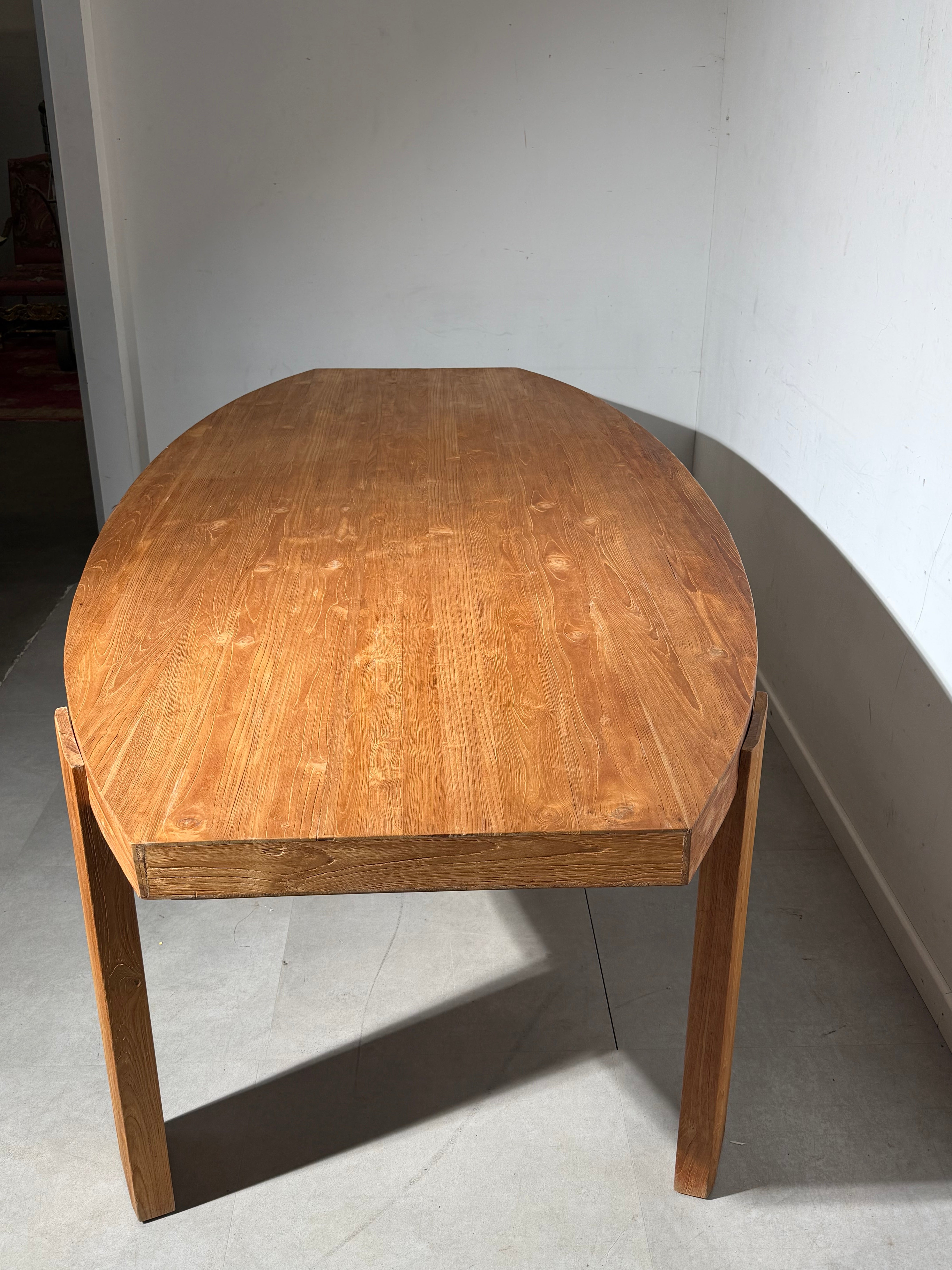 Massive Teak Wood Dining Table