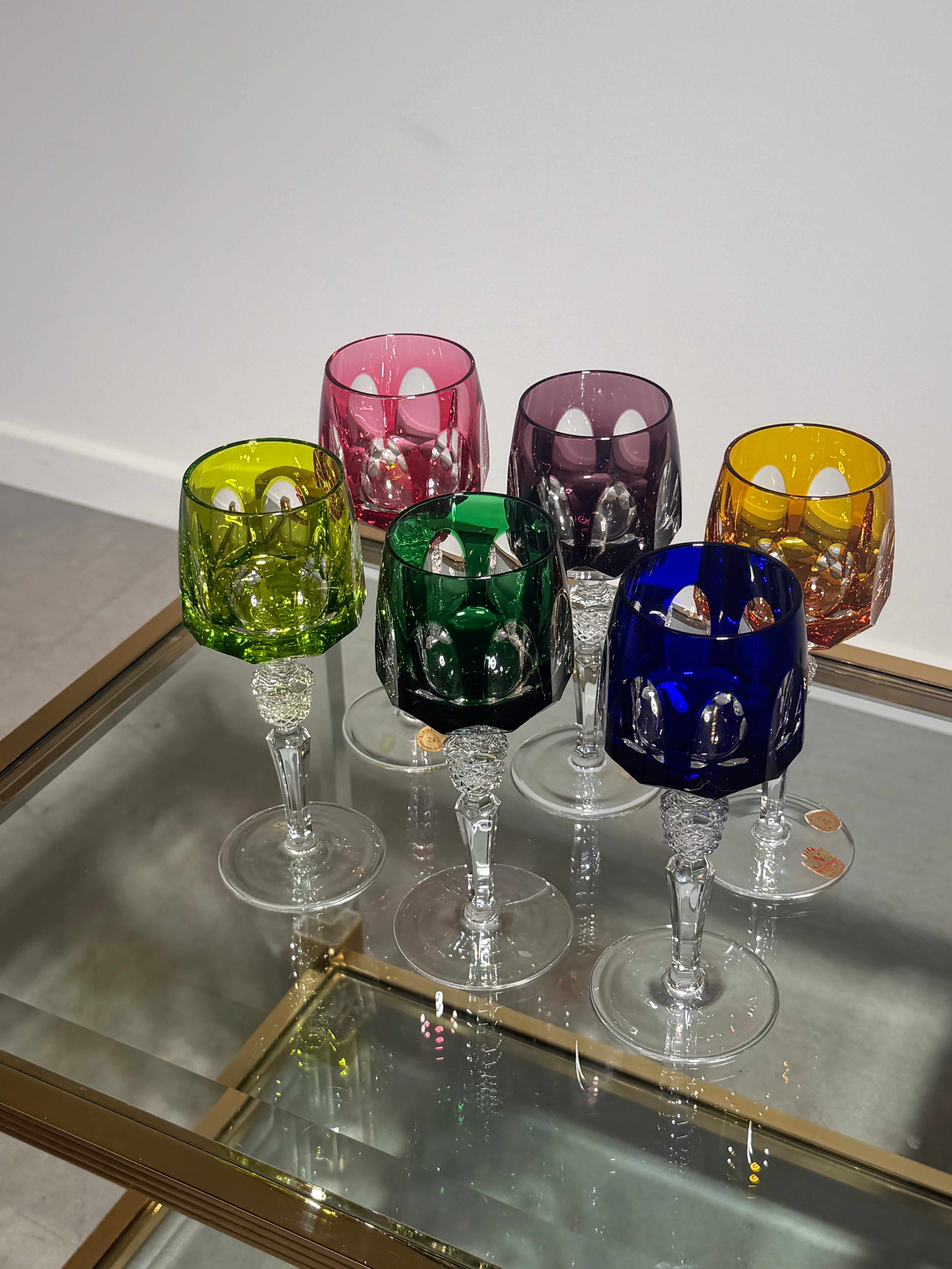 Nachtmann “Bernard” Crystal Wine Glasses – Set of 6 Multicolour
