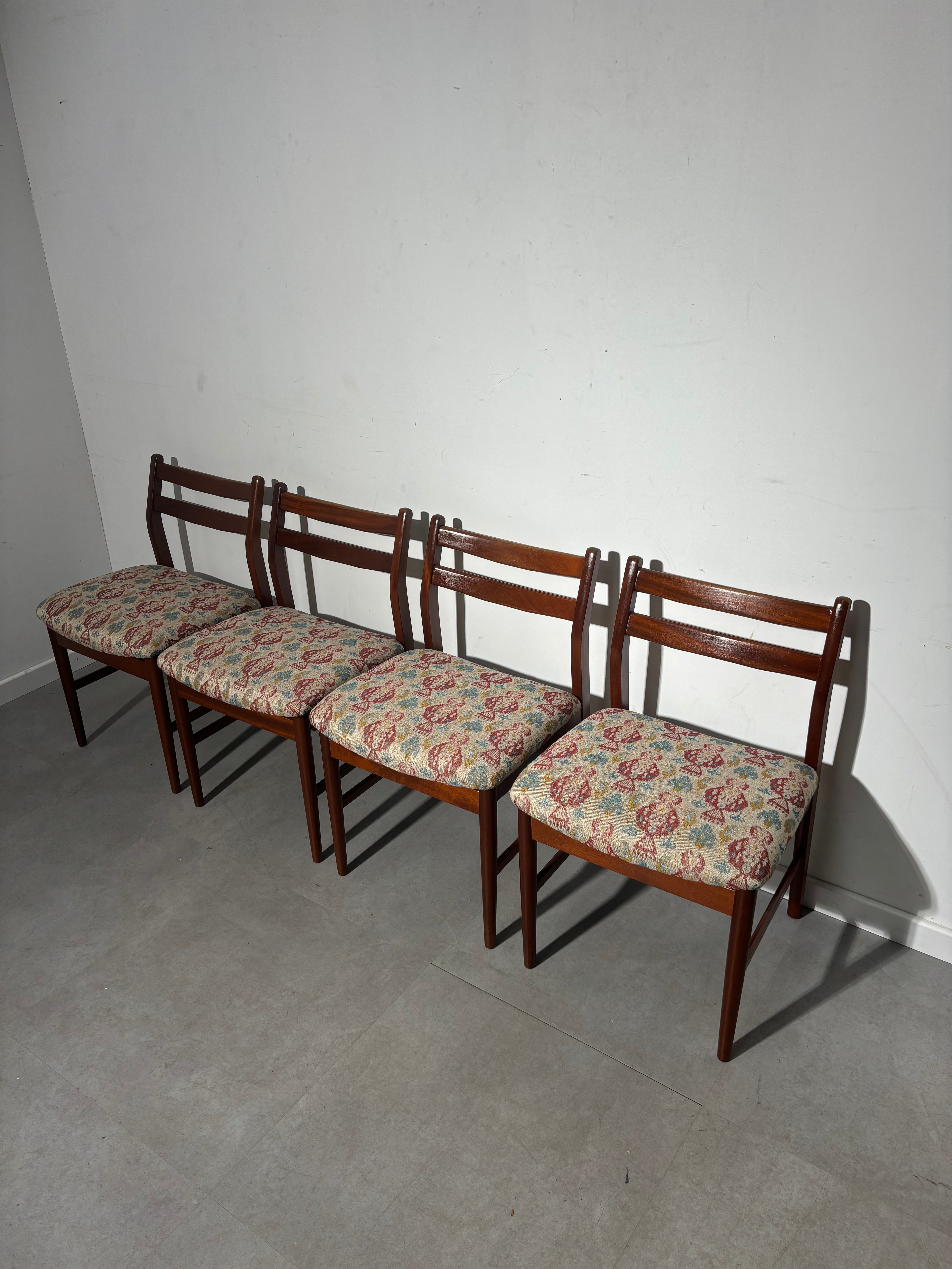 Set of four Danish Dining Chairs