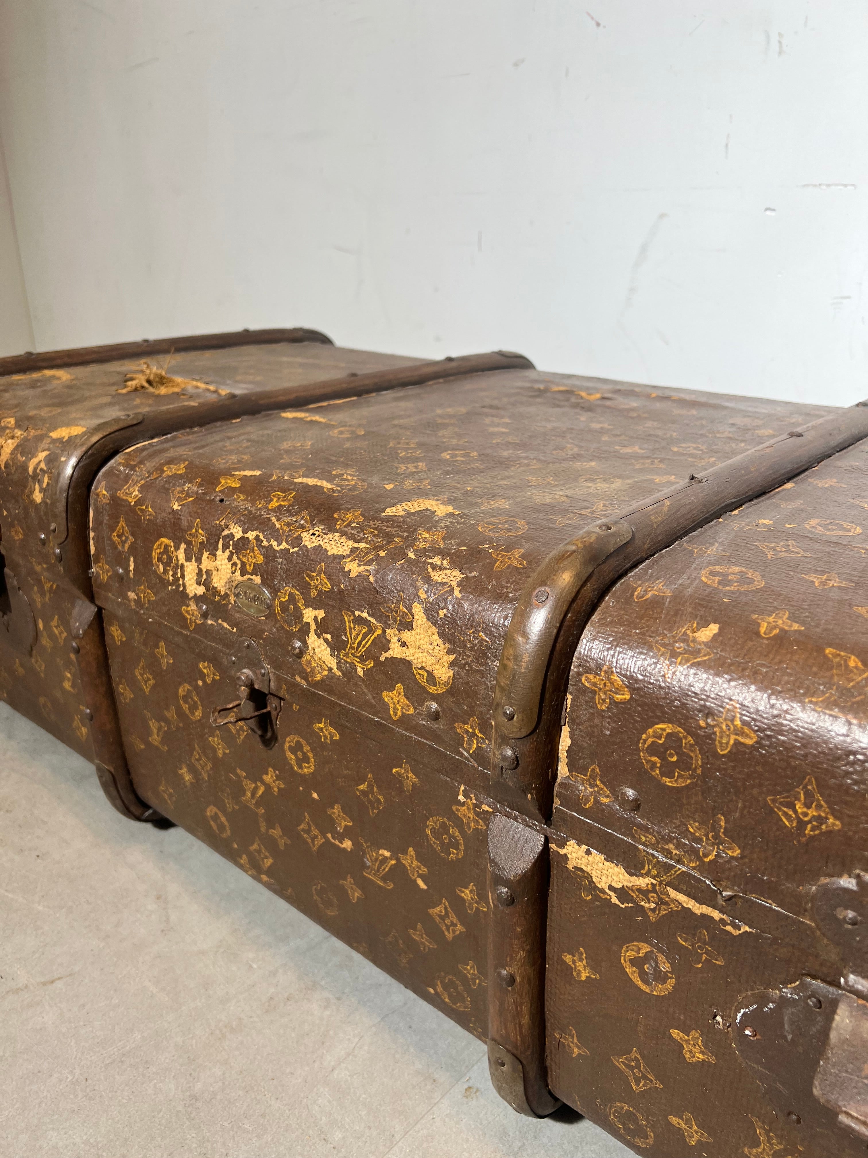 LV style Suitcase with Monogram