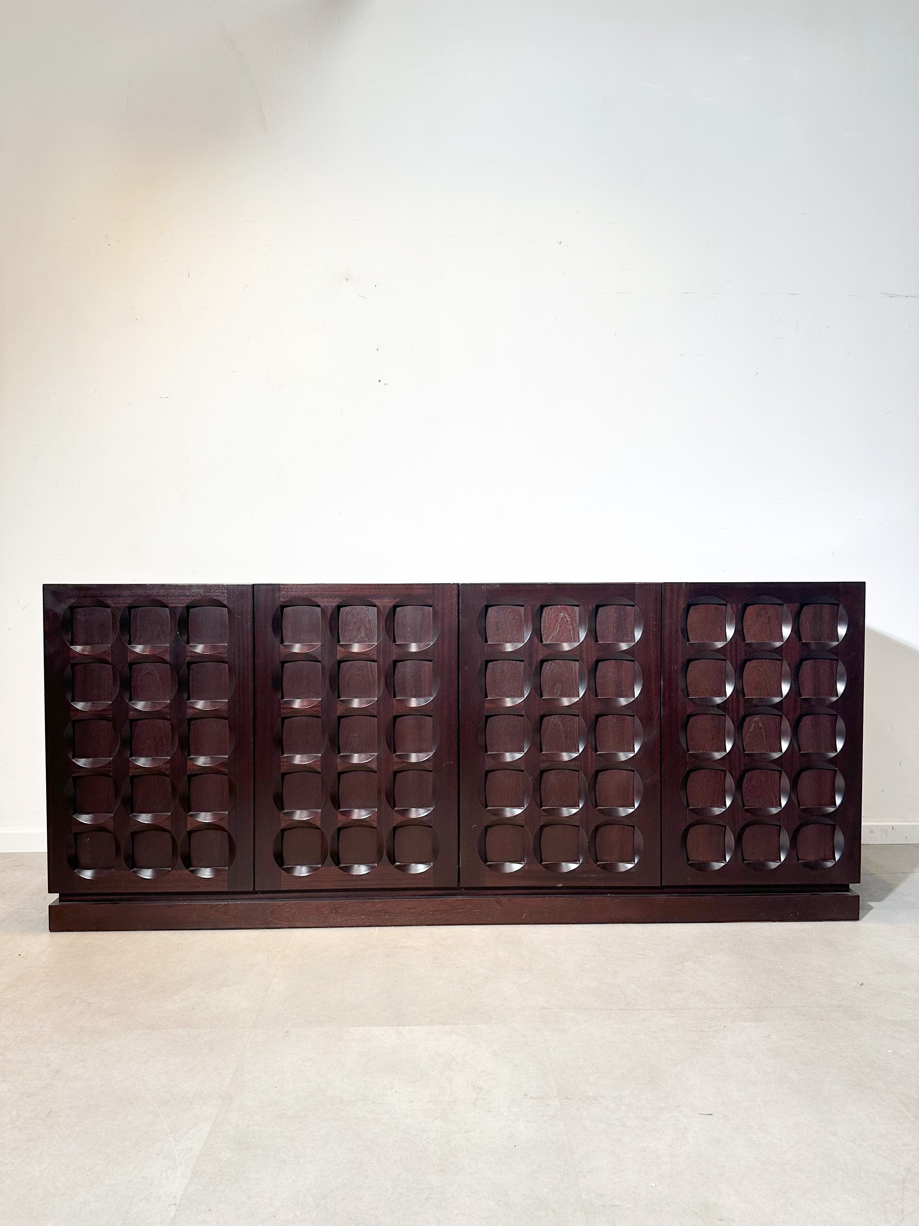 « Crédence » brutaliste vintage