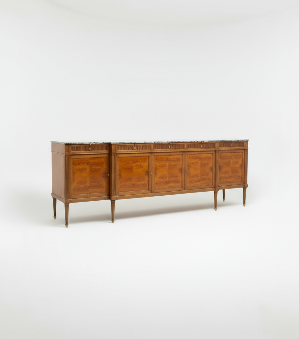 De Coene Frères “Empire” Sideboard with Marble Top