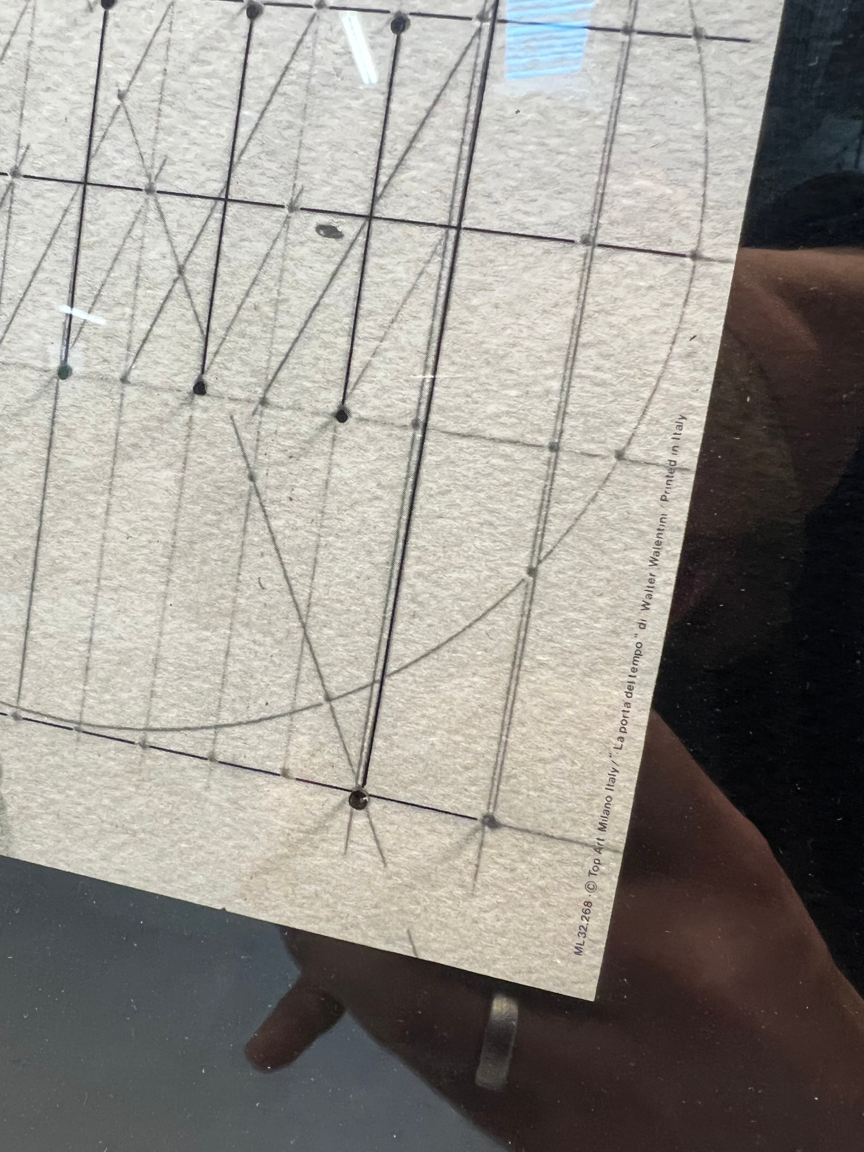 Walter Valentini Art Print – Geometric Composition