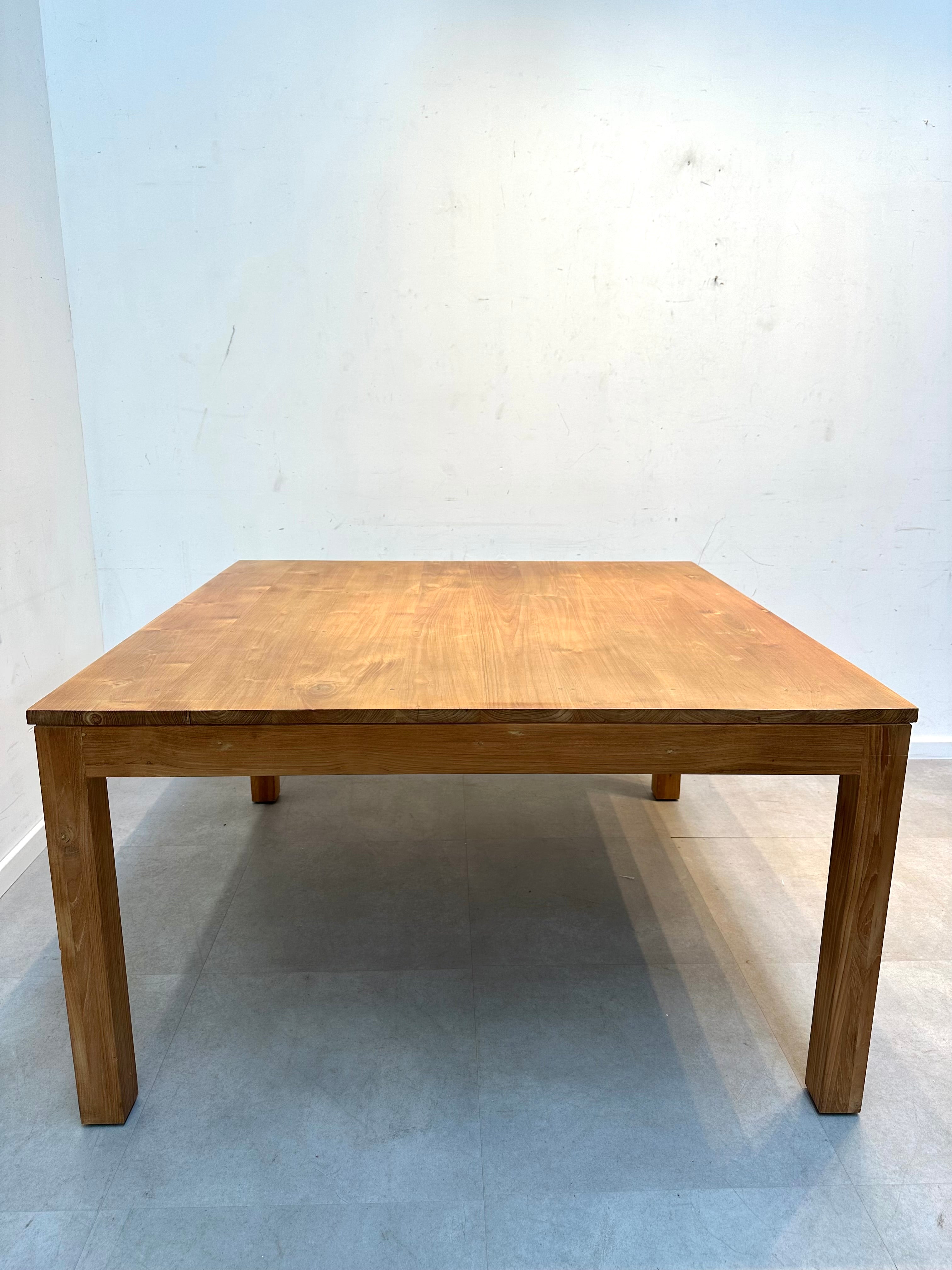 Square Dining Table "Teak"