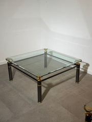 Regency Coffeetable with Glass Top - 100 x 100