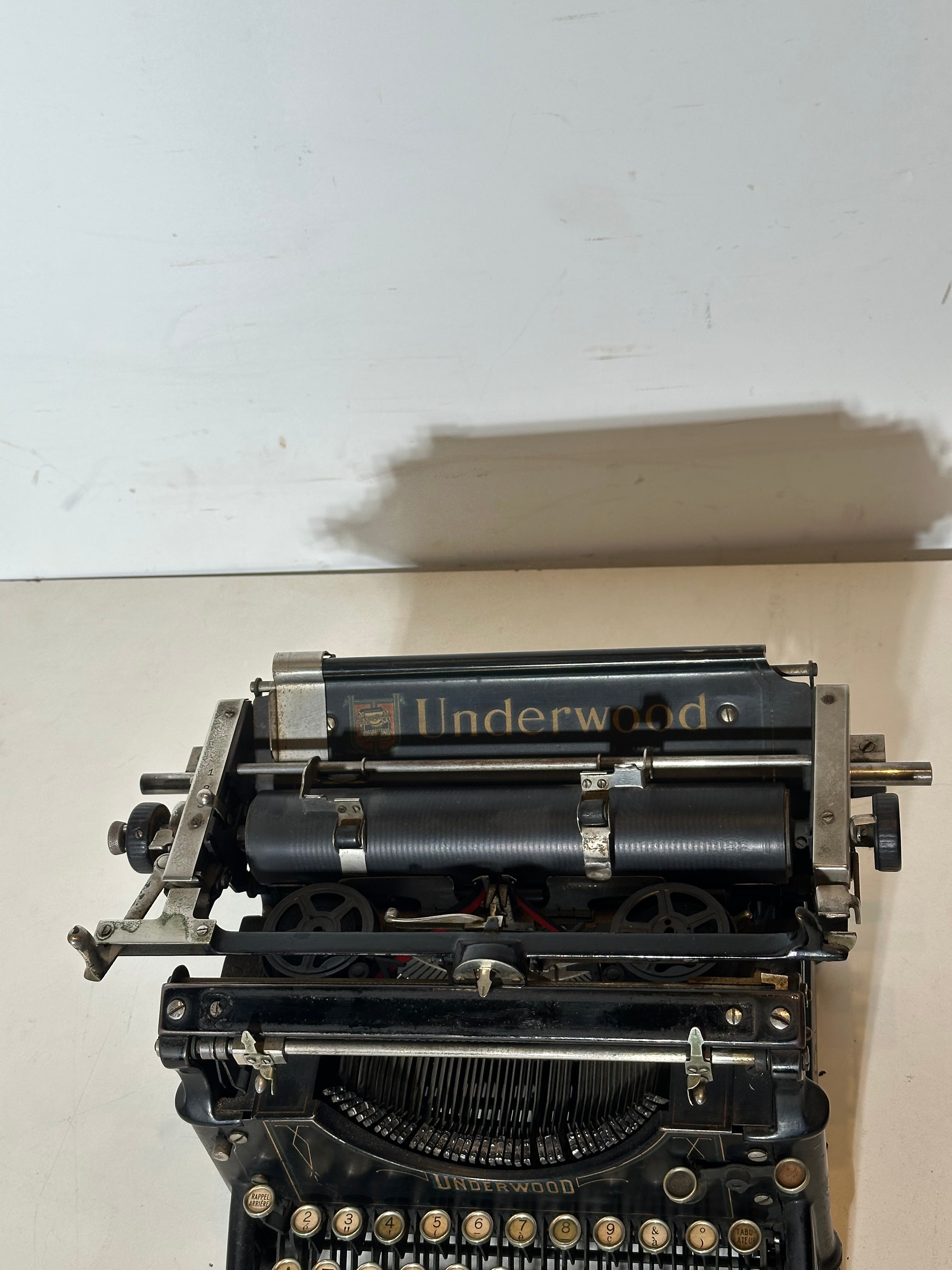 Antique Underwood typewriter