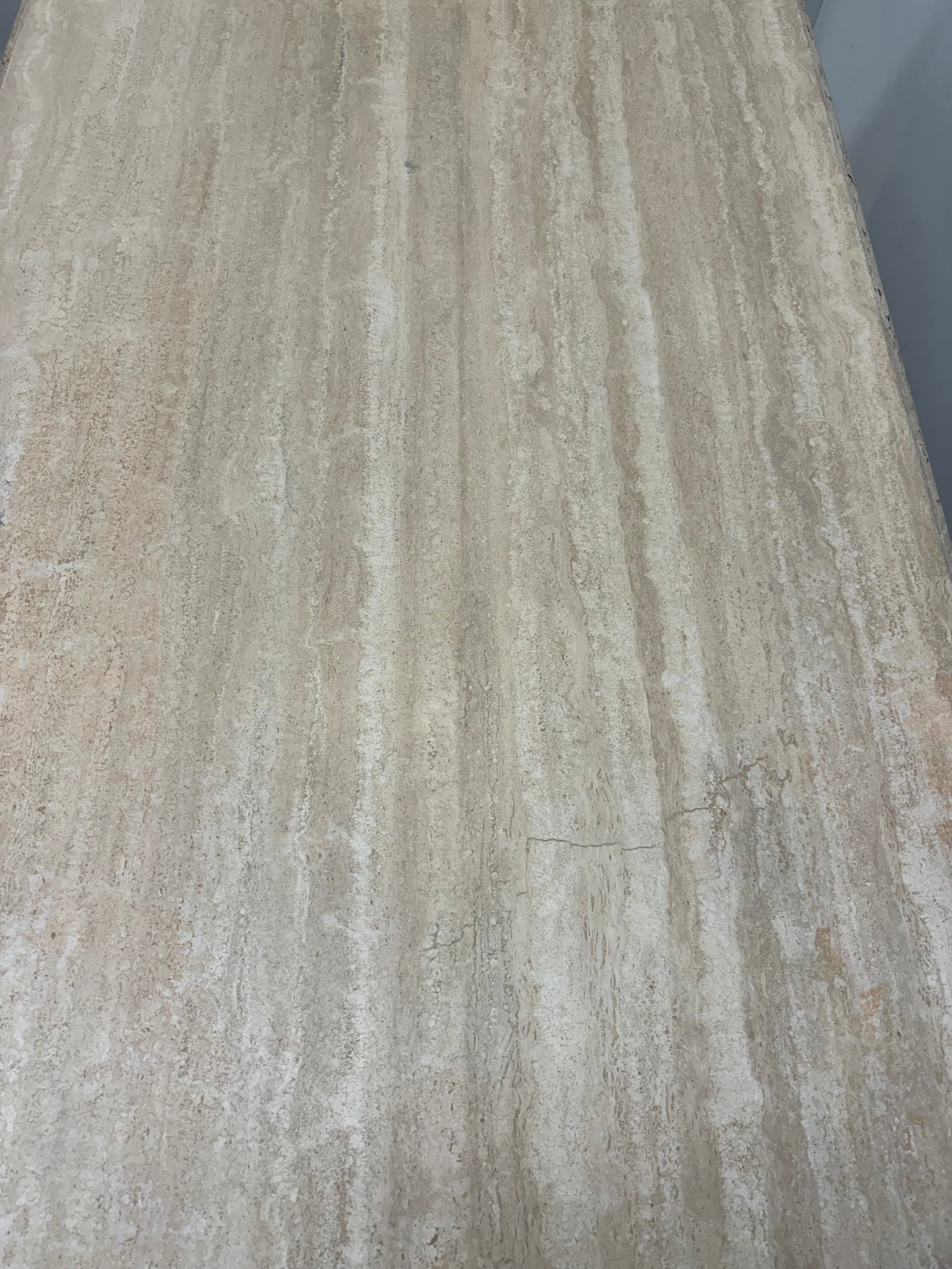 Italian travertine dining table