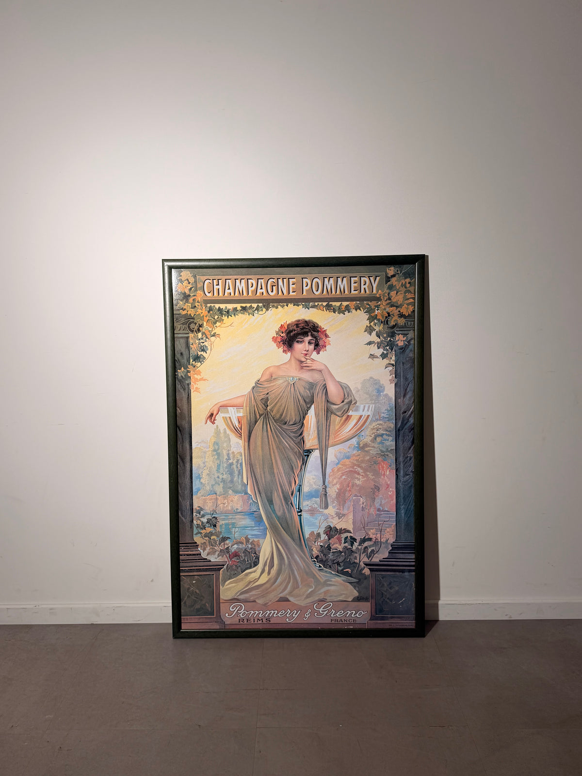 Champagne Pommery & Greno Art Nouveau Advertising Poster