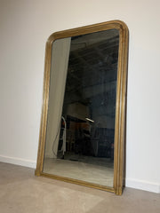 Large Antique French Giltwood Wall Mirror – 97 x 160 cm