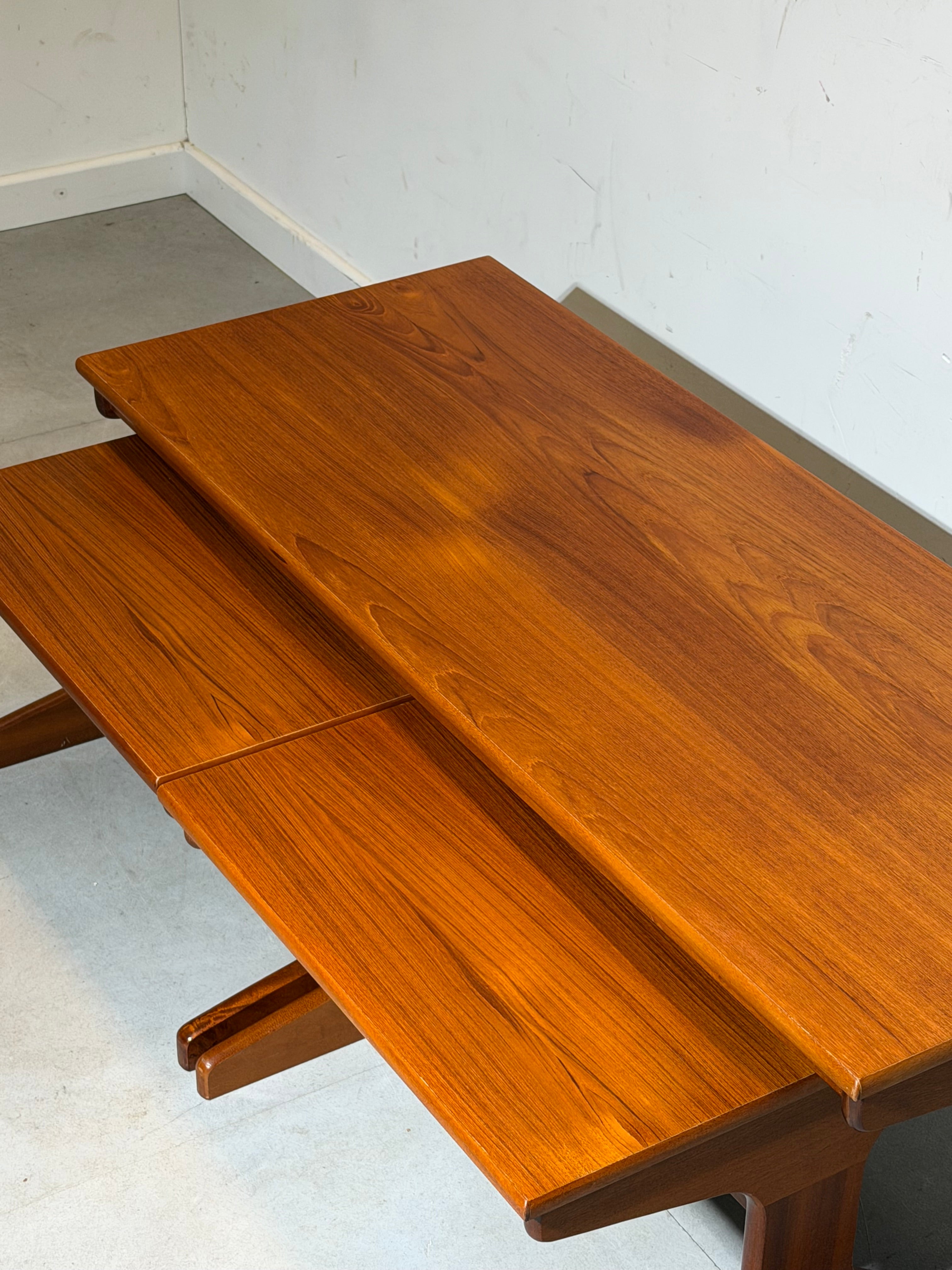 Portwood Teak Nest of Tables – Mid-Century Modern British Design