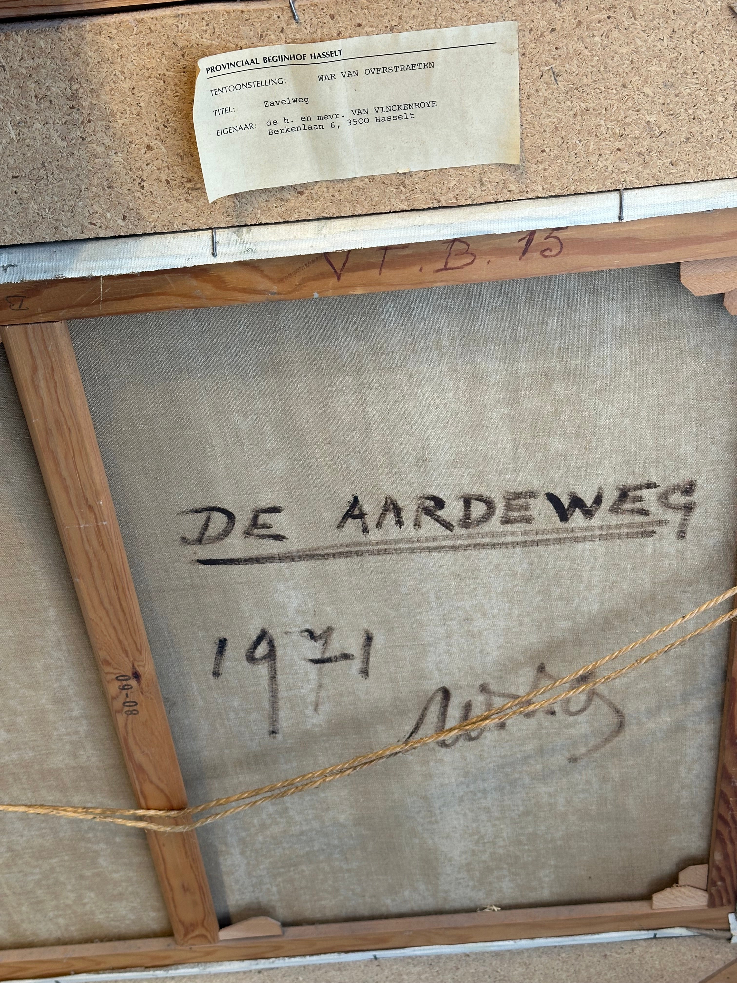 Original landscape painting by War Van Overstraete