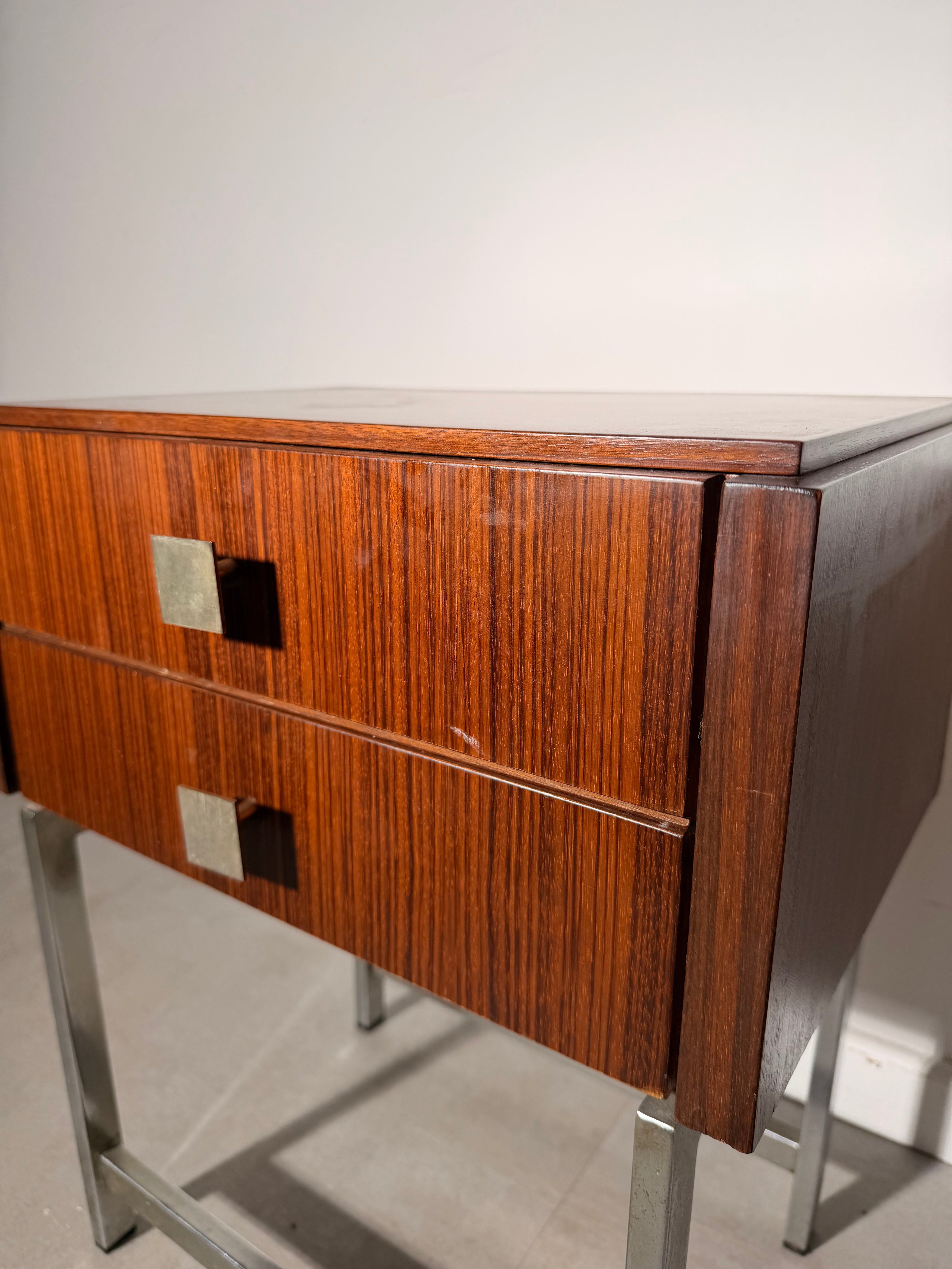 Vintage Rosewood Bedside Table