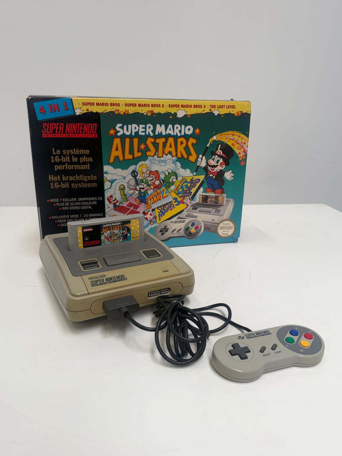 Super Nintendo SNES PAL – Super Mario All-Stars 4 in 1 Set
