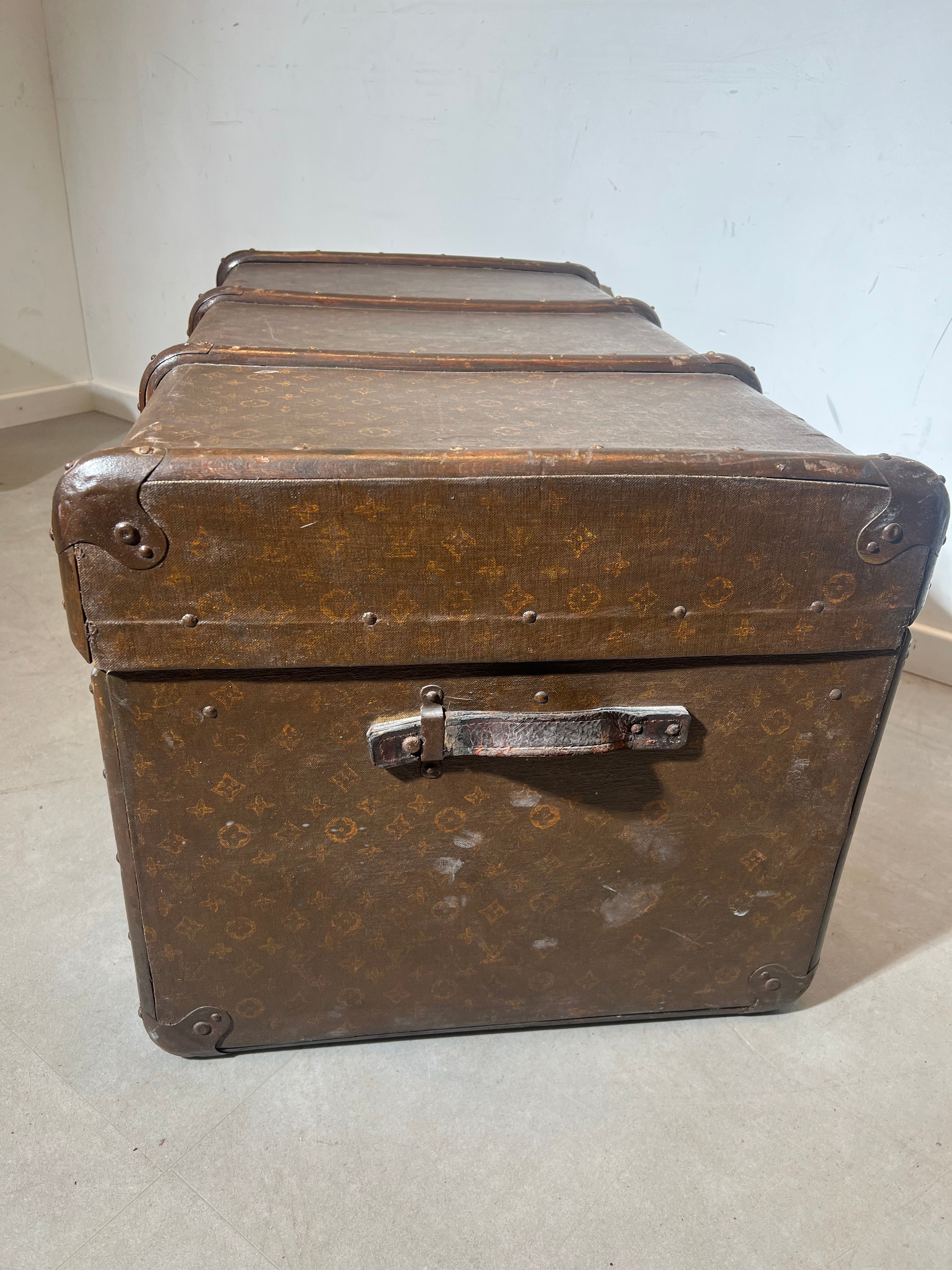 LV style Suitcase with Monogram