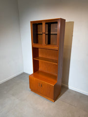 Mid-Century Teak Bookcase Cabinet