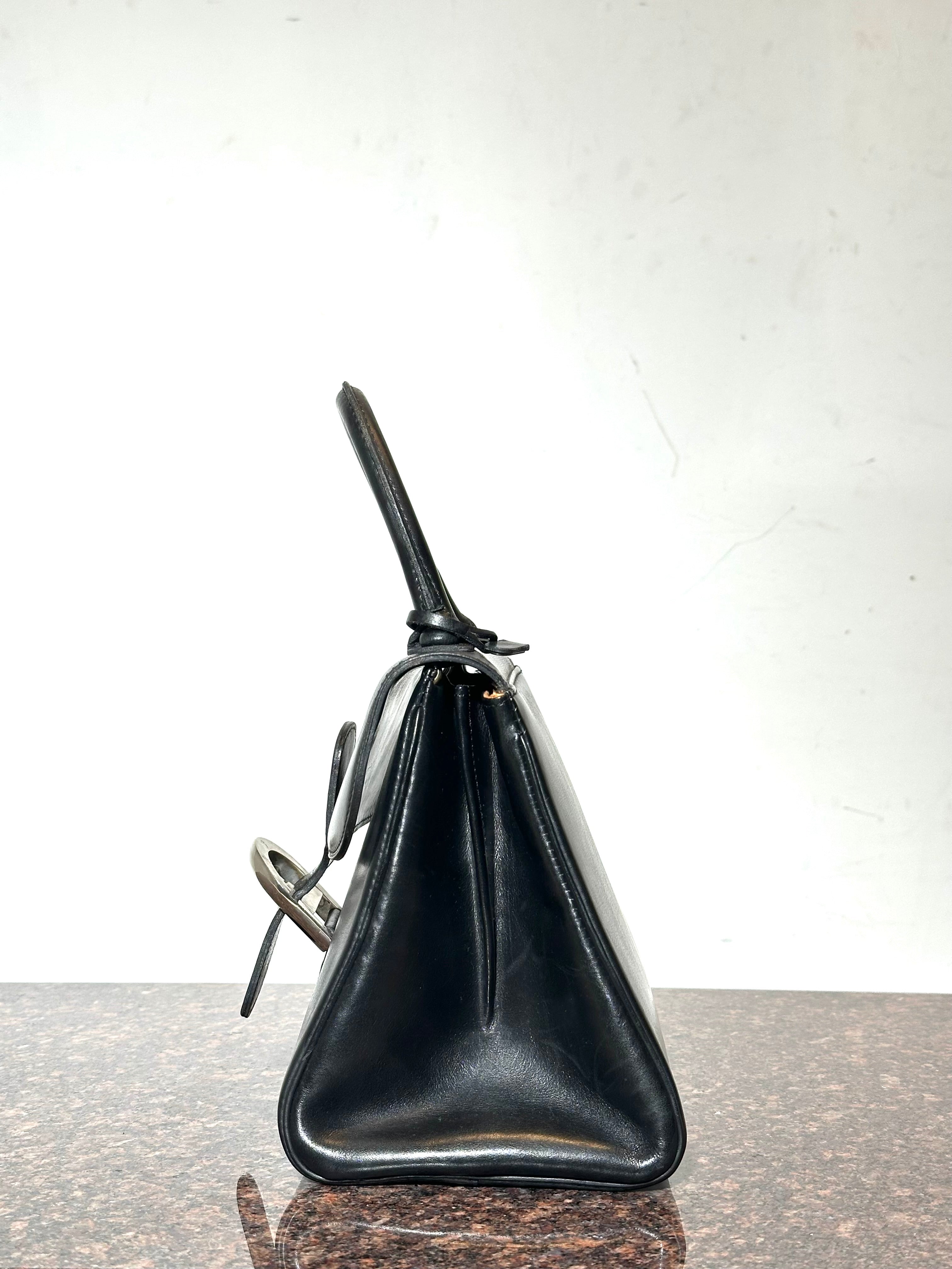 Sac à main Delvaux « Brillant PM » – Cuir noir