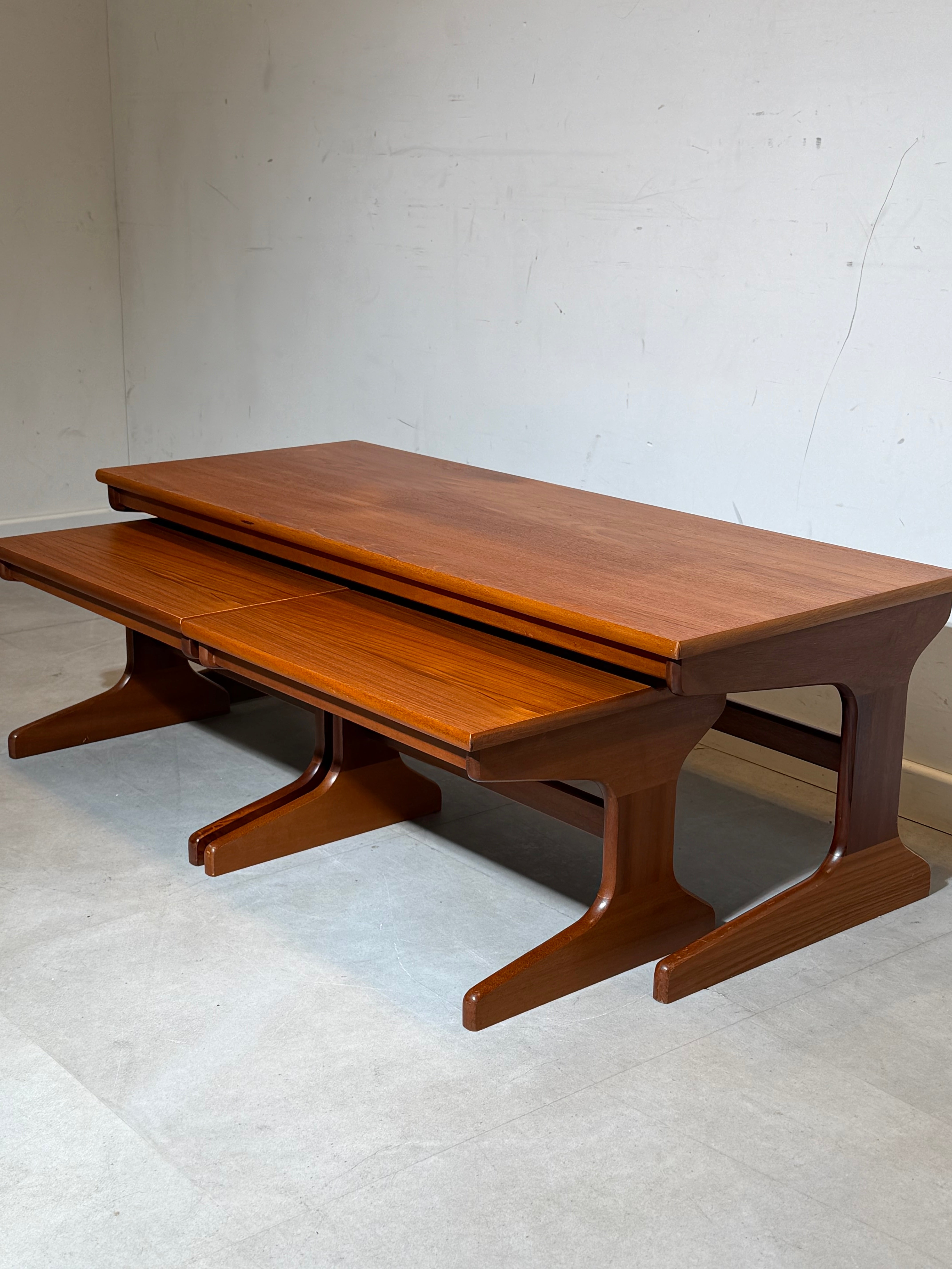 Portwood Teak Nest of Tables – Mid-Century Modern British Design