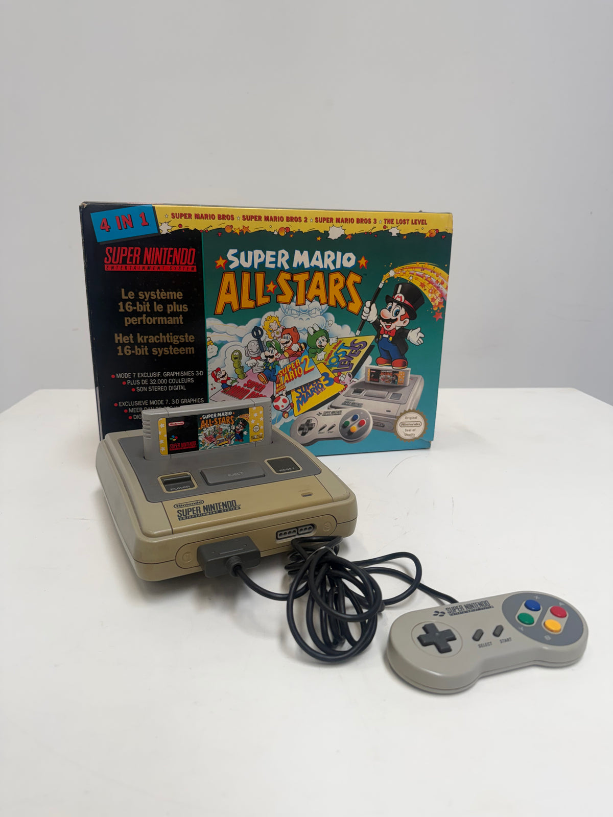 Super Nintendo SNES PAL – Super Mario All-Stars 4 in 1 Set