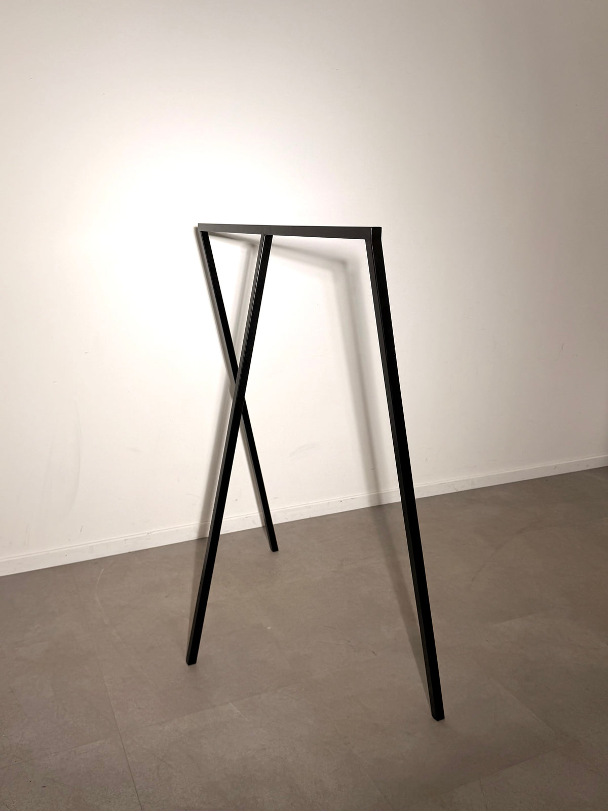 Minimalist Black Metal Clothes Rack