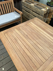 Outdoor extendable A - quality teak dining table