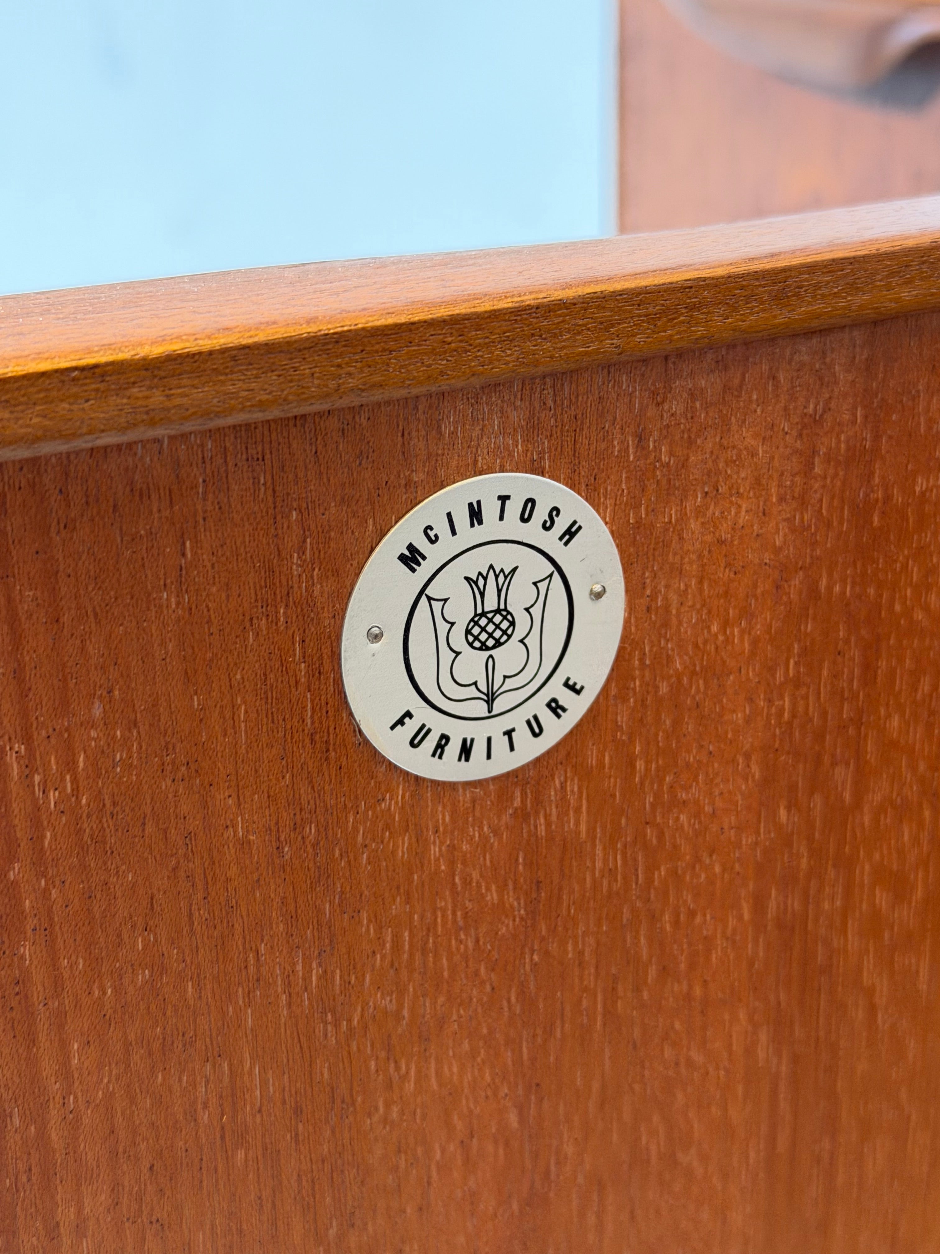 McIntosh Teak Sideboard – Mid-Century Modern Vintage Cabinet, Scotland