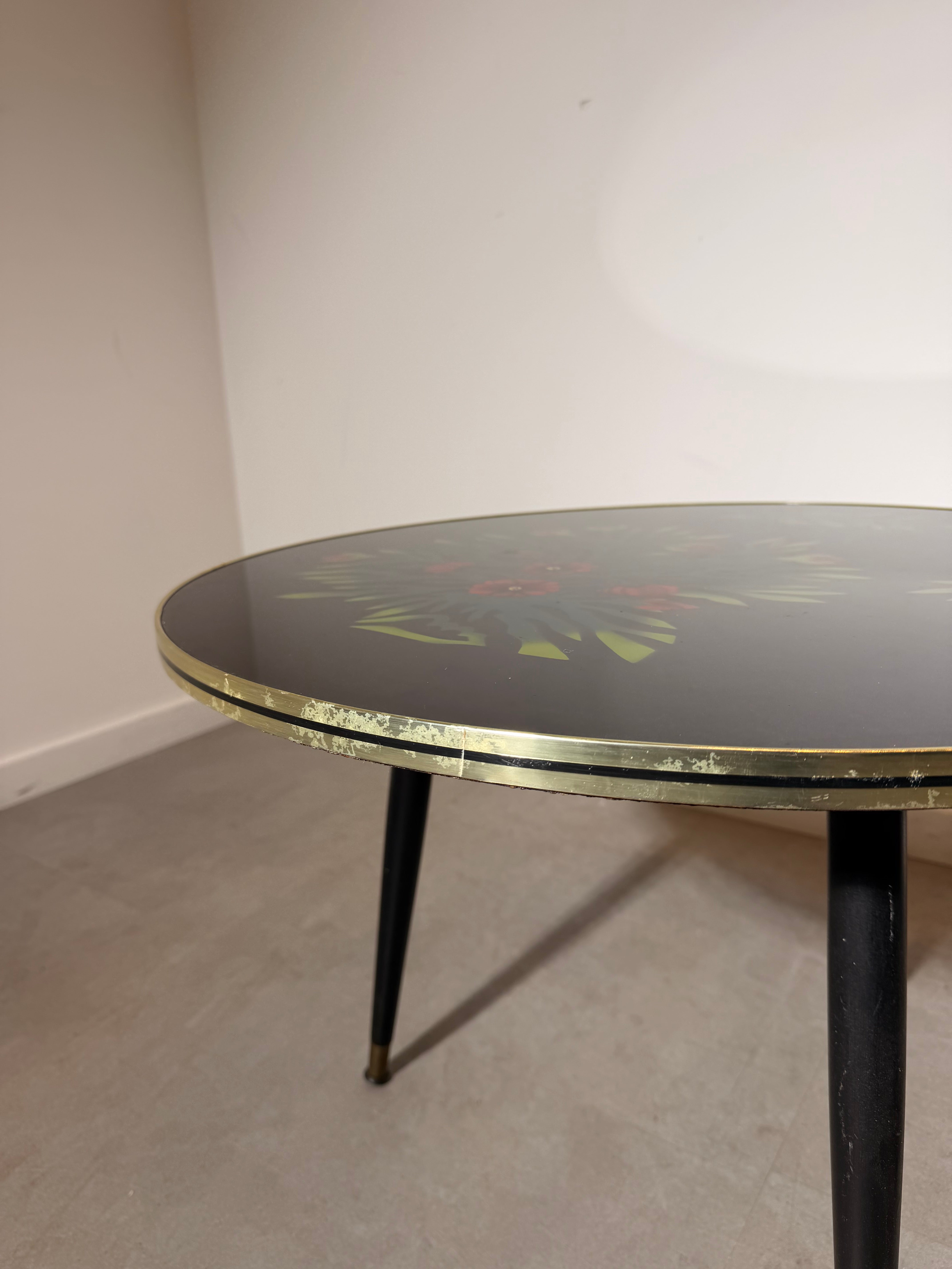 Vintage Mid-Century Round Coffee Table