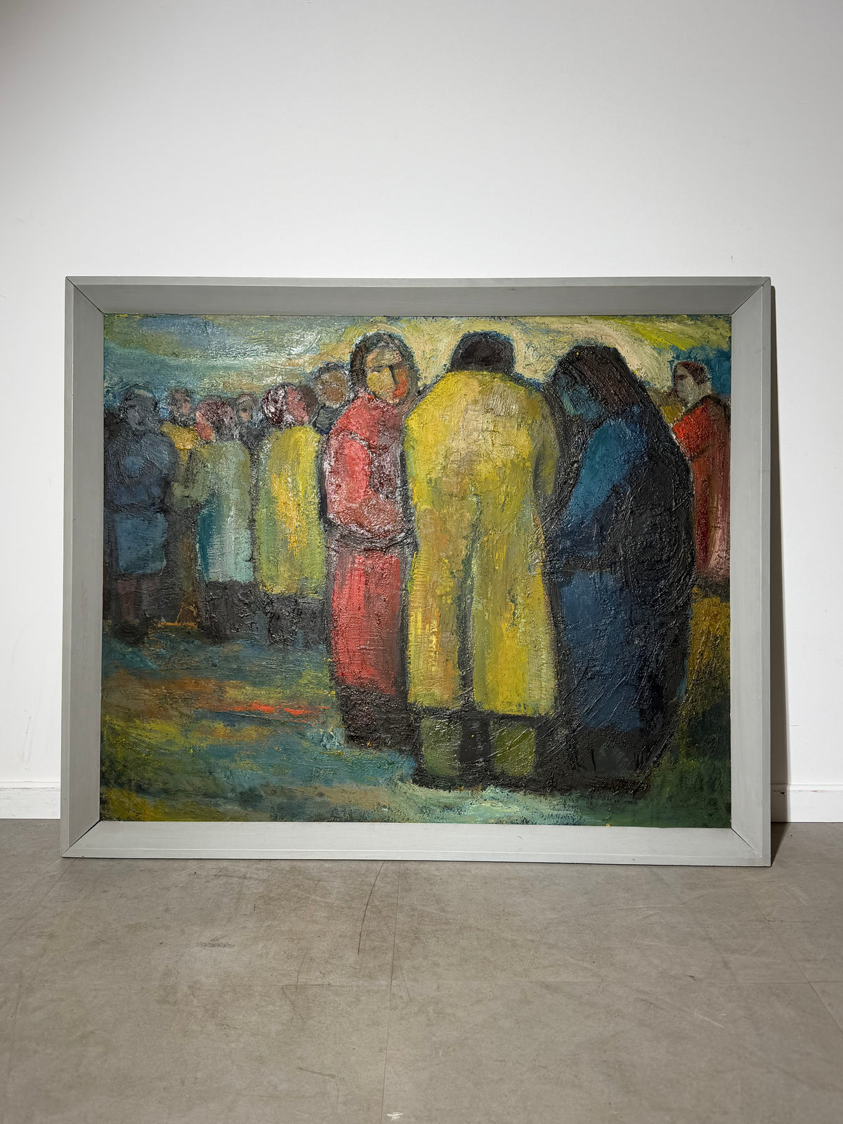 Frans Minnaert – Large Figurative Oil Painting on Panel – 132 × 110 cm