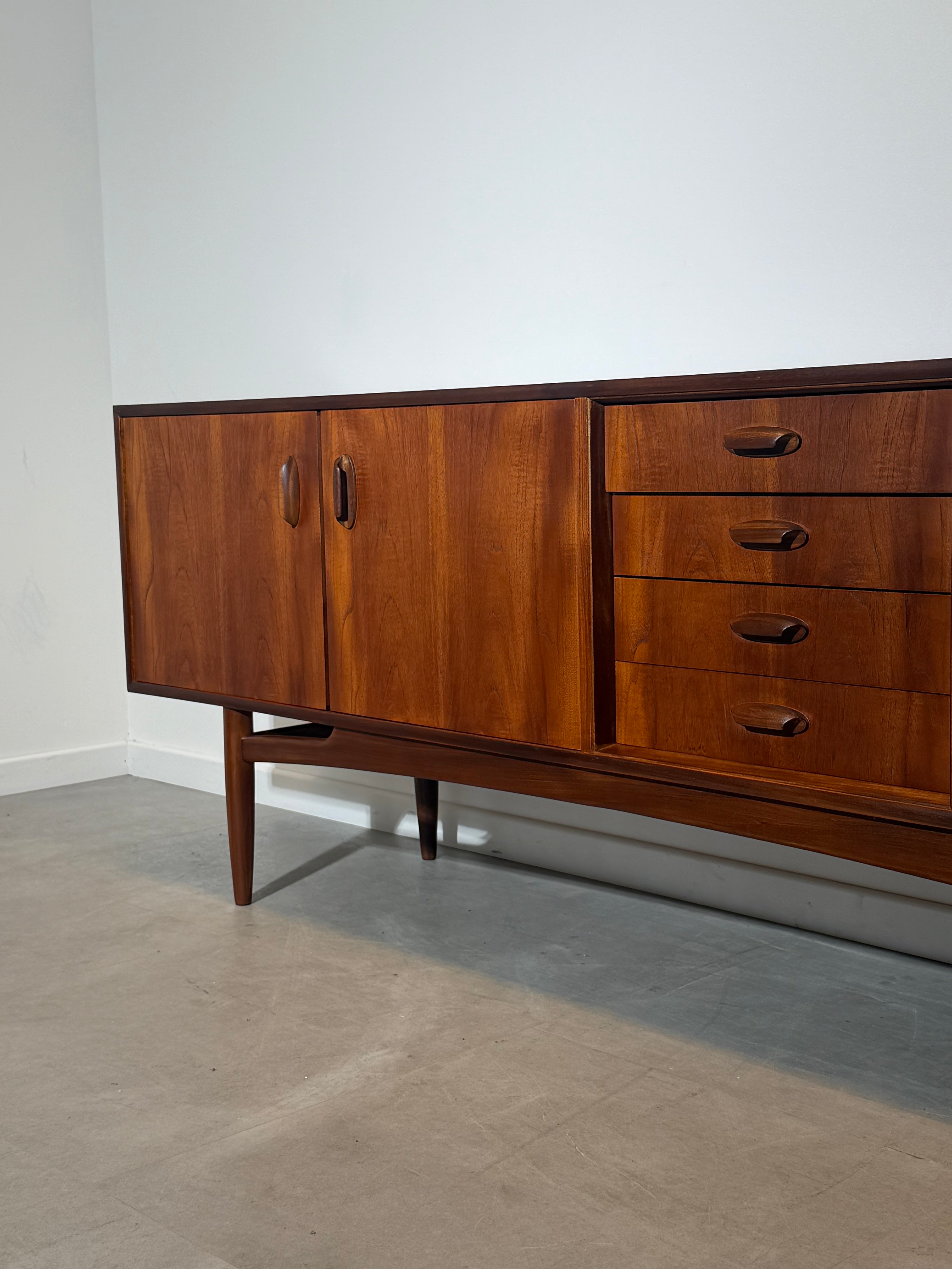G-Plan “Brasilia” Sideboard by Victor Wilkins – Mid-Century Modern Teak Sideboard