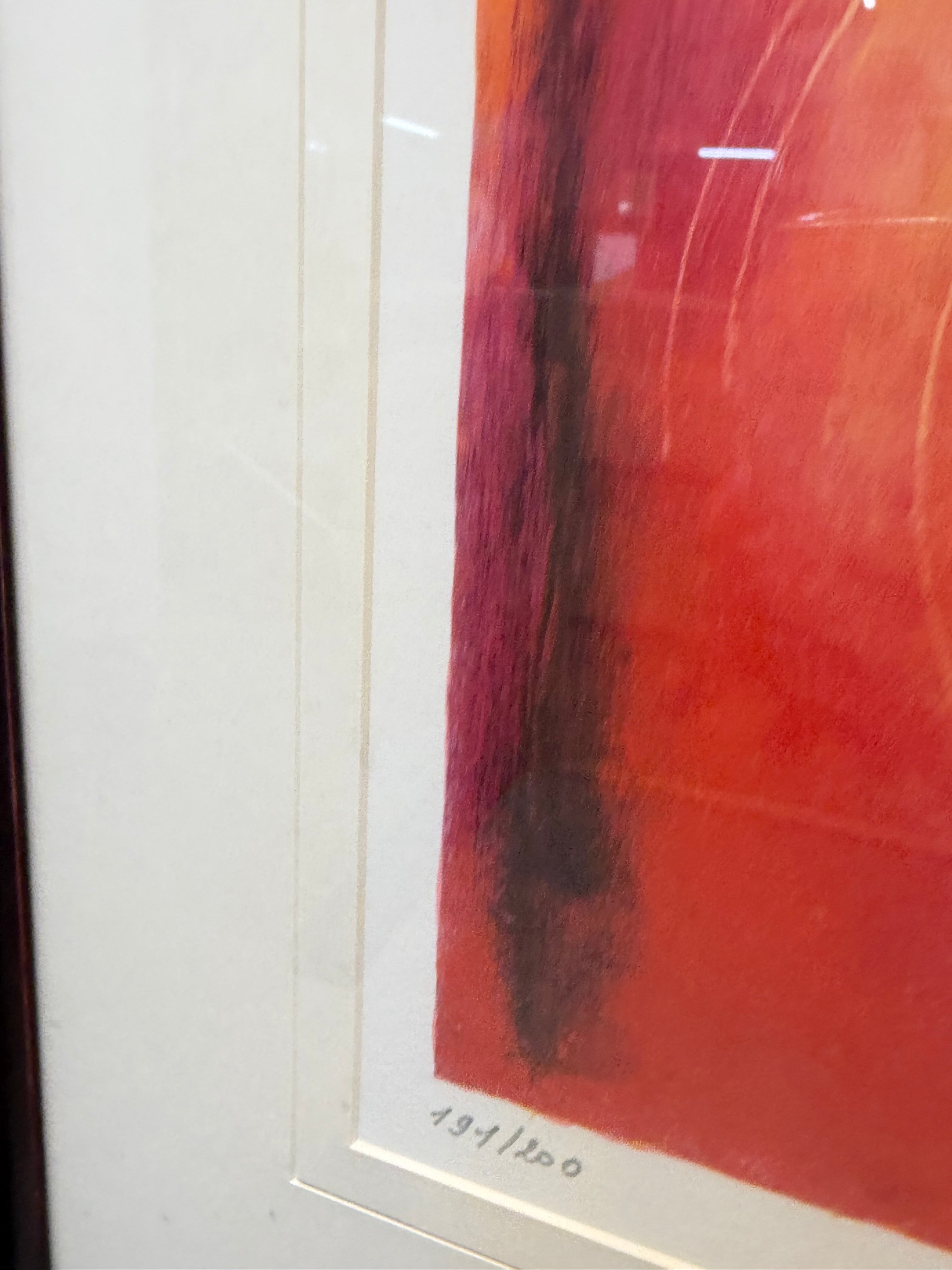 Felix De Boeck – Self Portrait Lithograph (Limited Edition 191/200) – 82 x 100 cm
