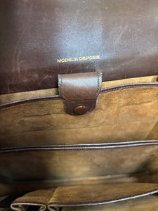 Vintage Delvaux brown shoulder bag