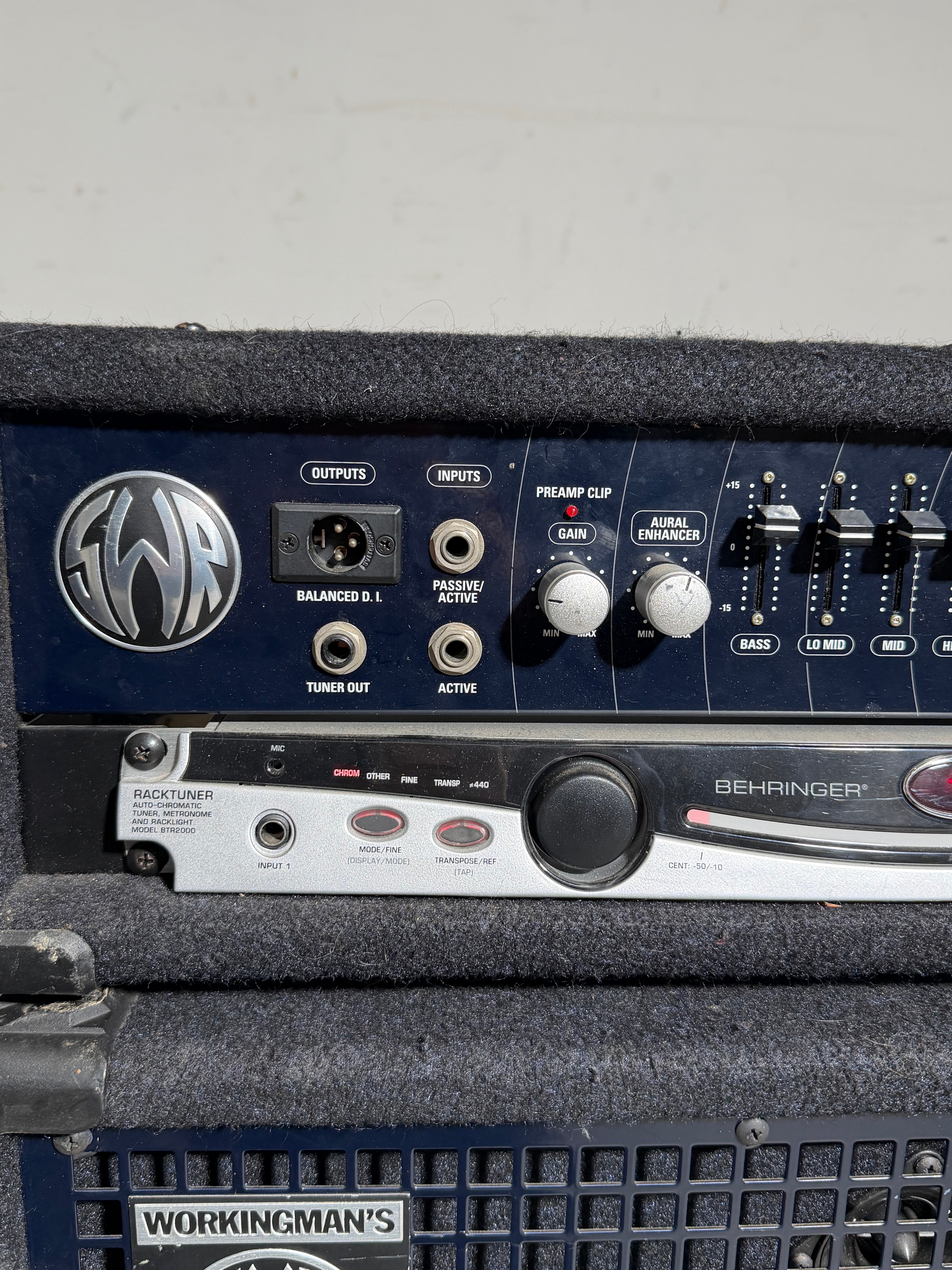 SWR Workingman’s 4004 Bass Amplifier Head with 2x10 Cabinet