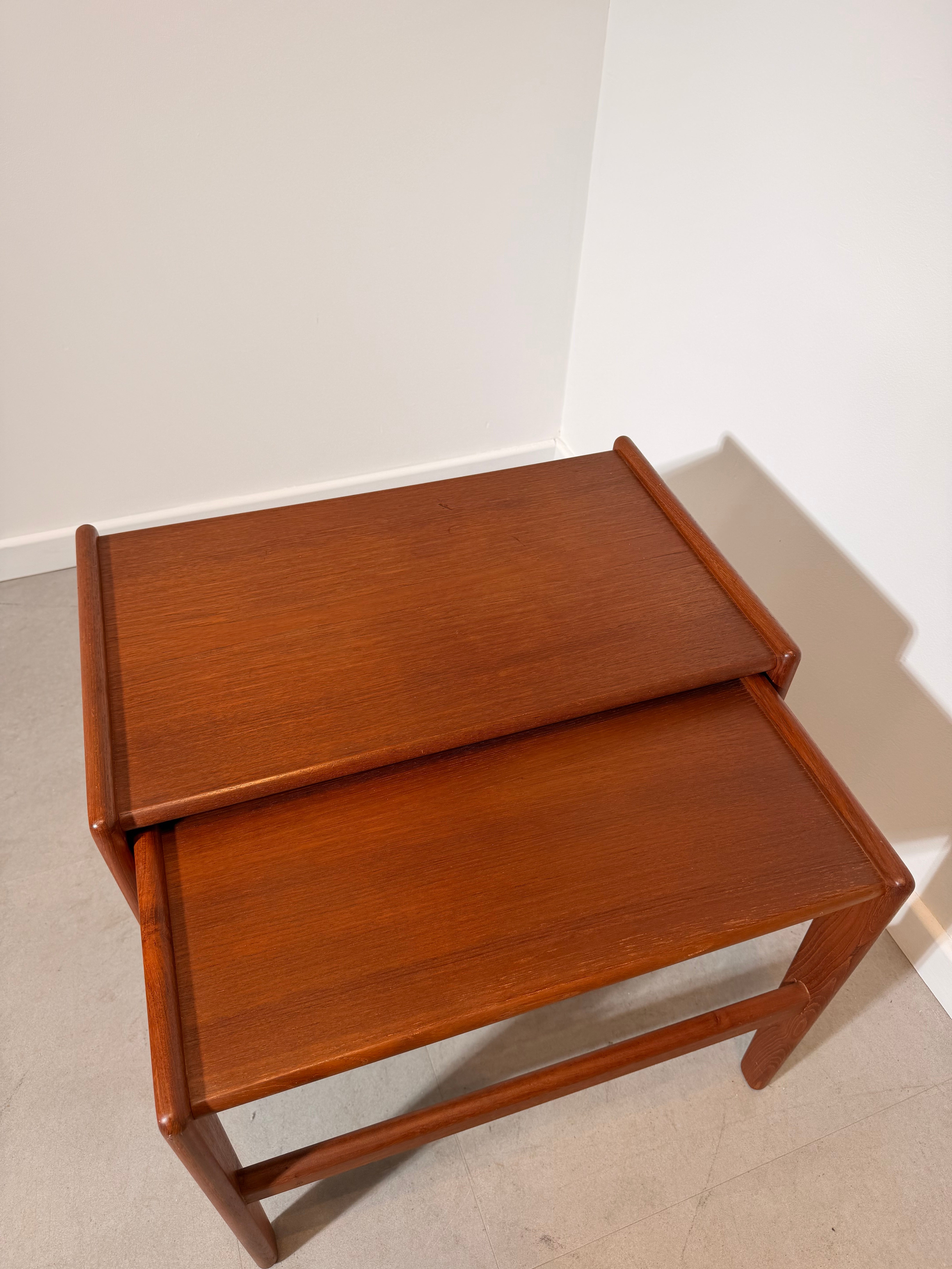 Vintage Danish Teak Nesting Tables