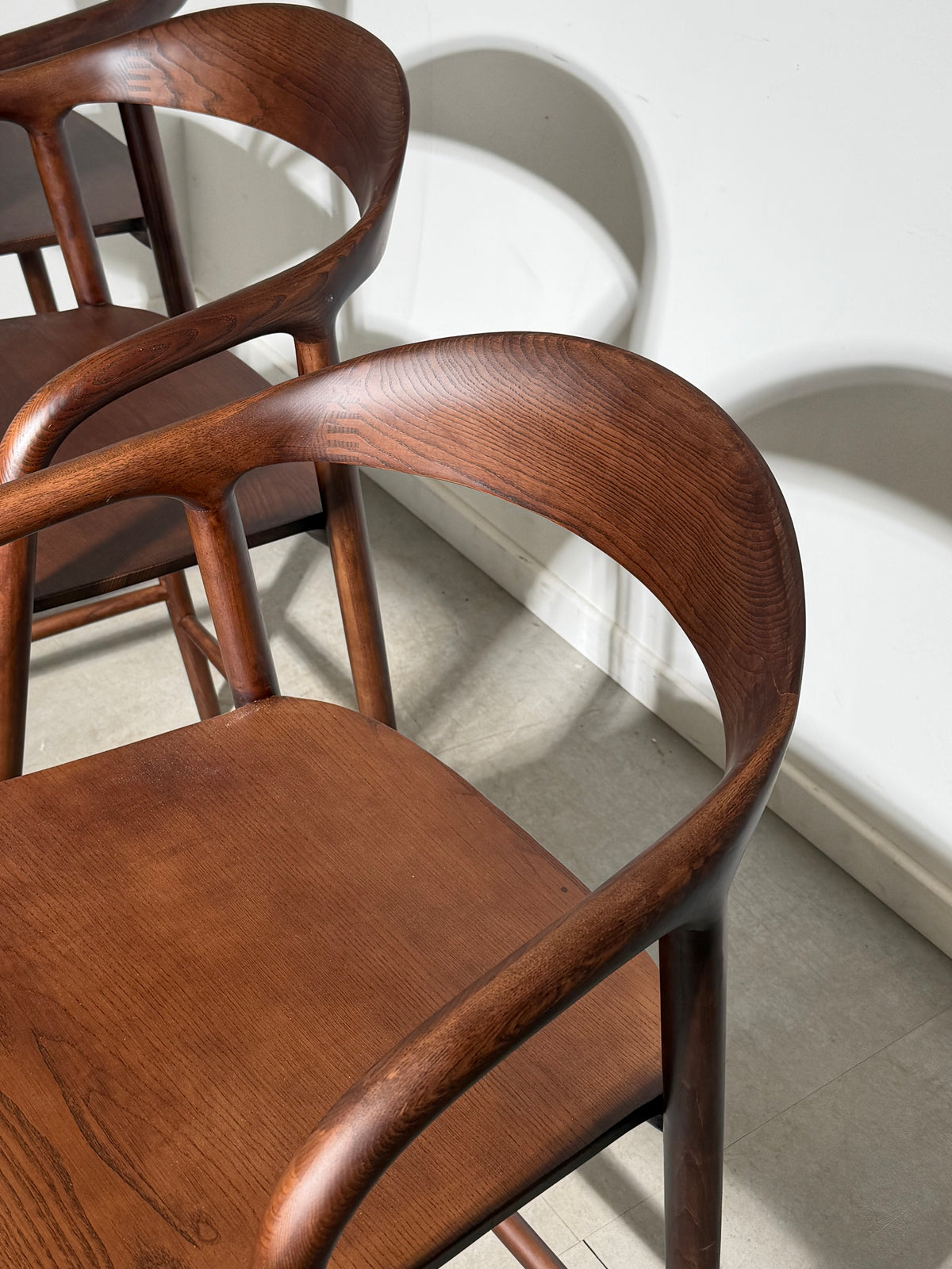 “Kobe” Bar Chair – Walnut Finish