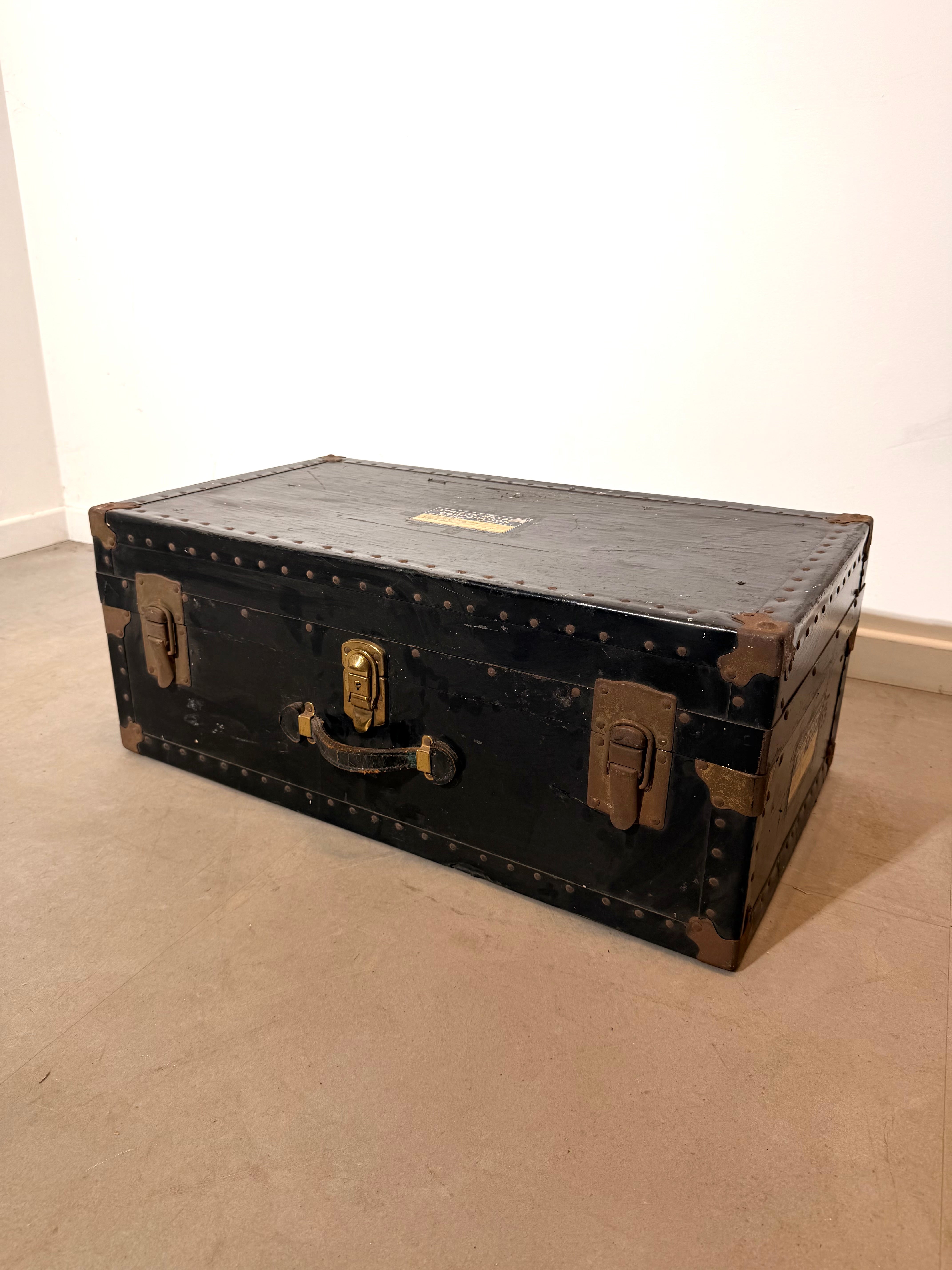 Antique Black Steamer