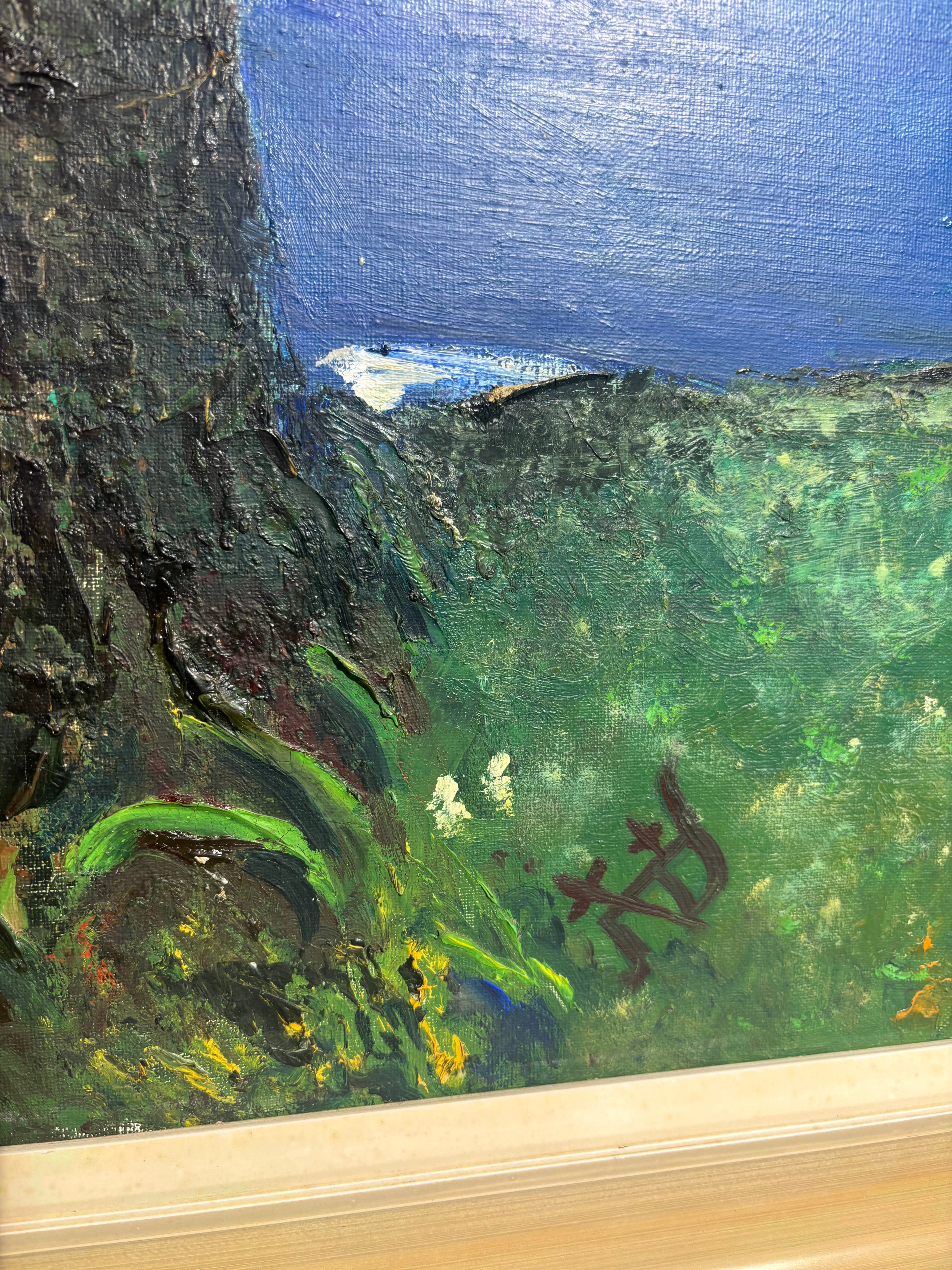 Olieverf op doek - “De Drie Wilgen” van Gaston Theunynck