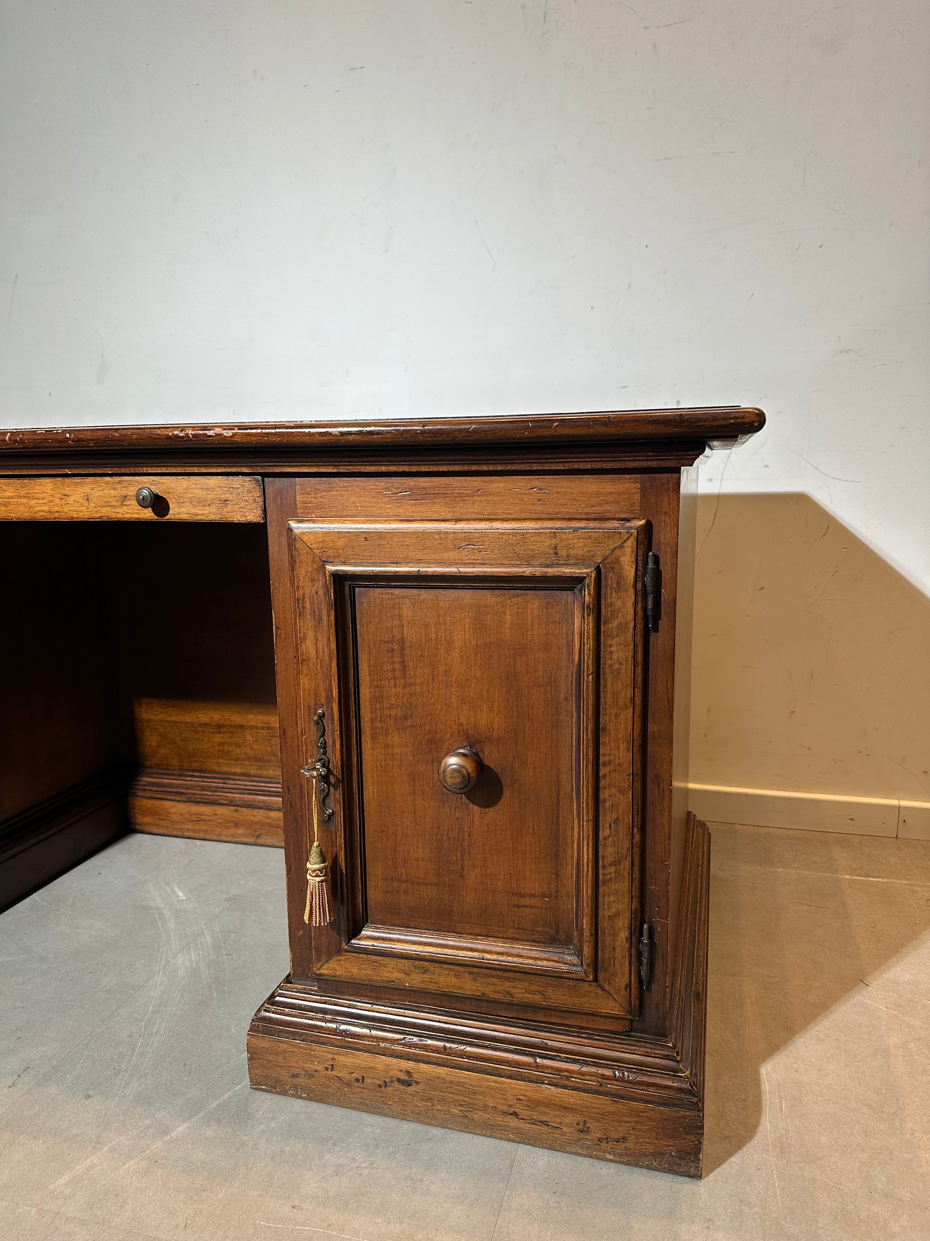 Antique Wooden Executive Desk