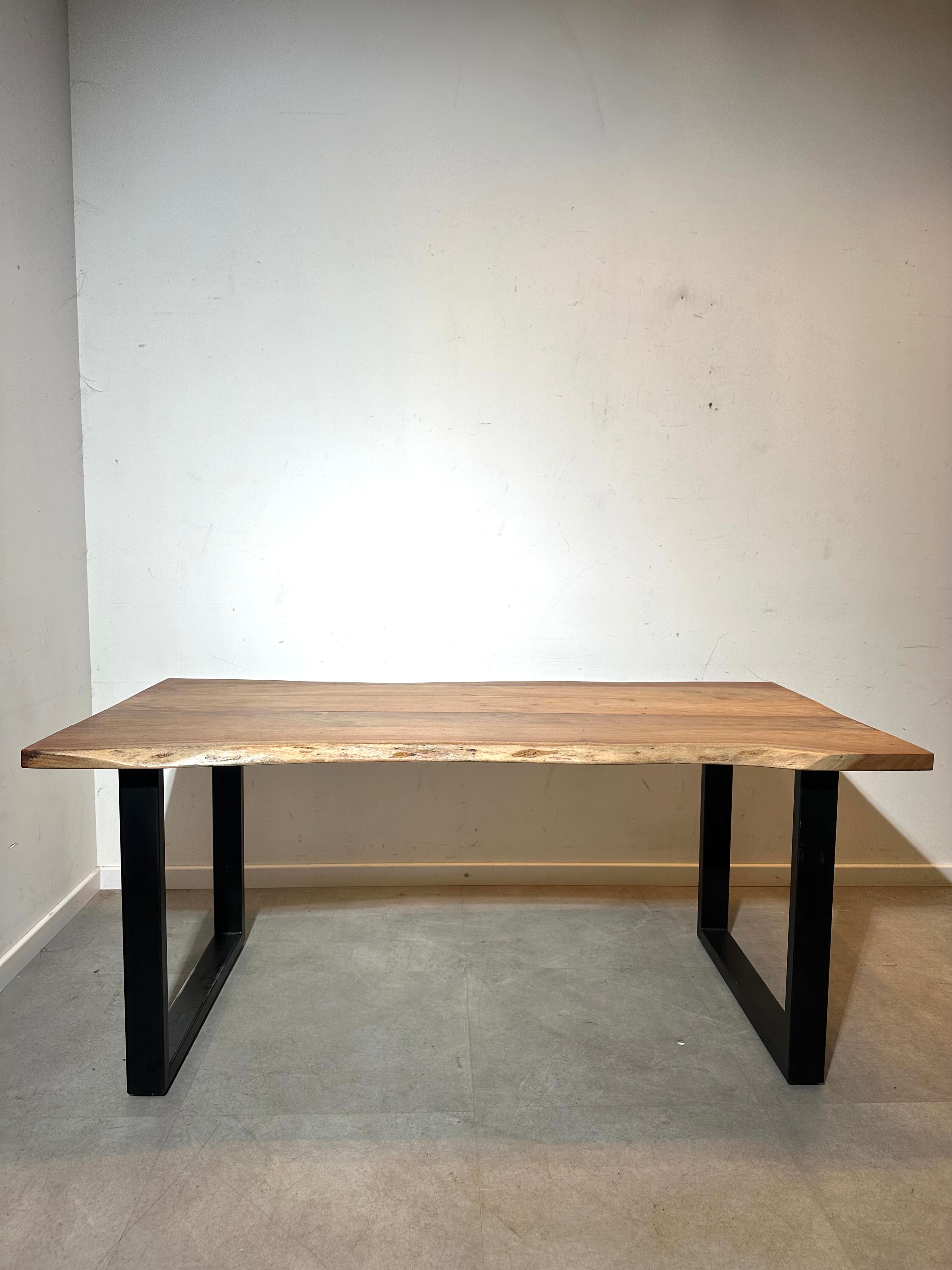 Solid Wood Tree Trunk Dining Table