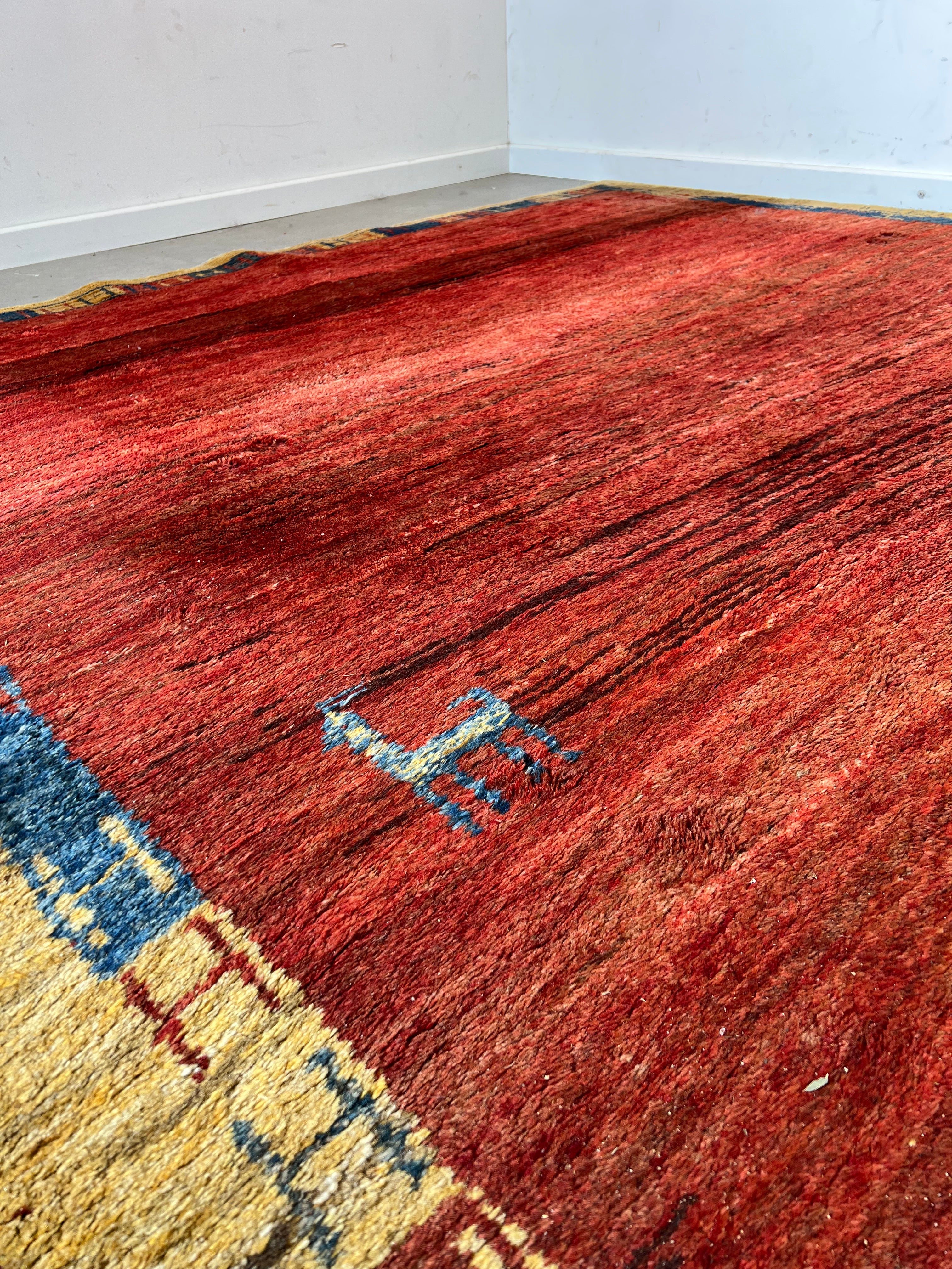 Handknotted Iranian Gabbeh Carpet