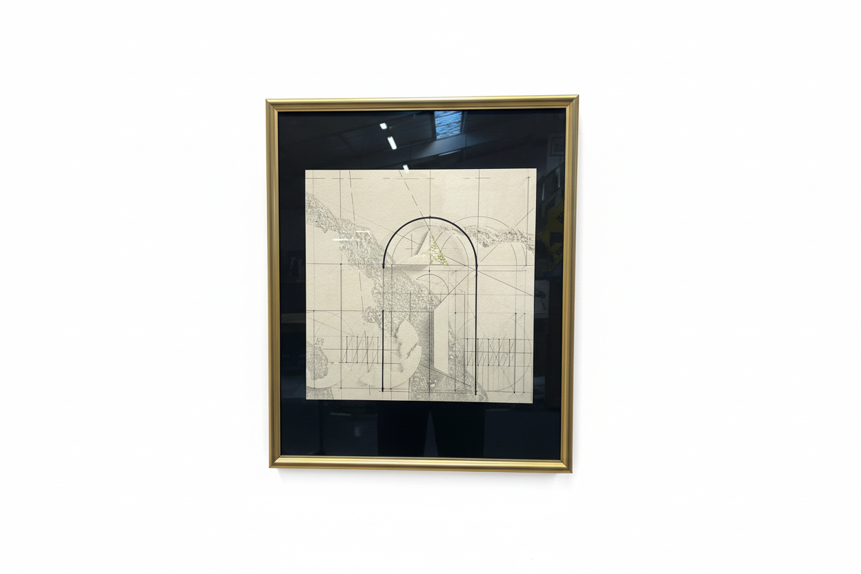 Walter Valentini Art Print – Geometric Composition