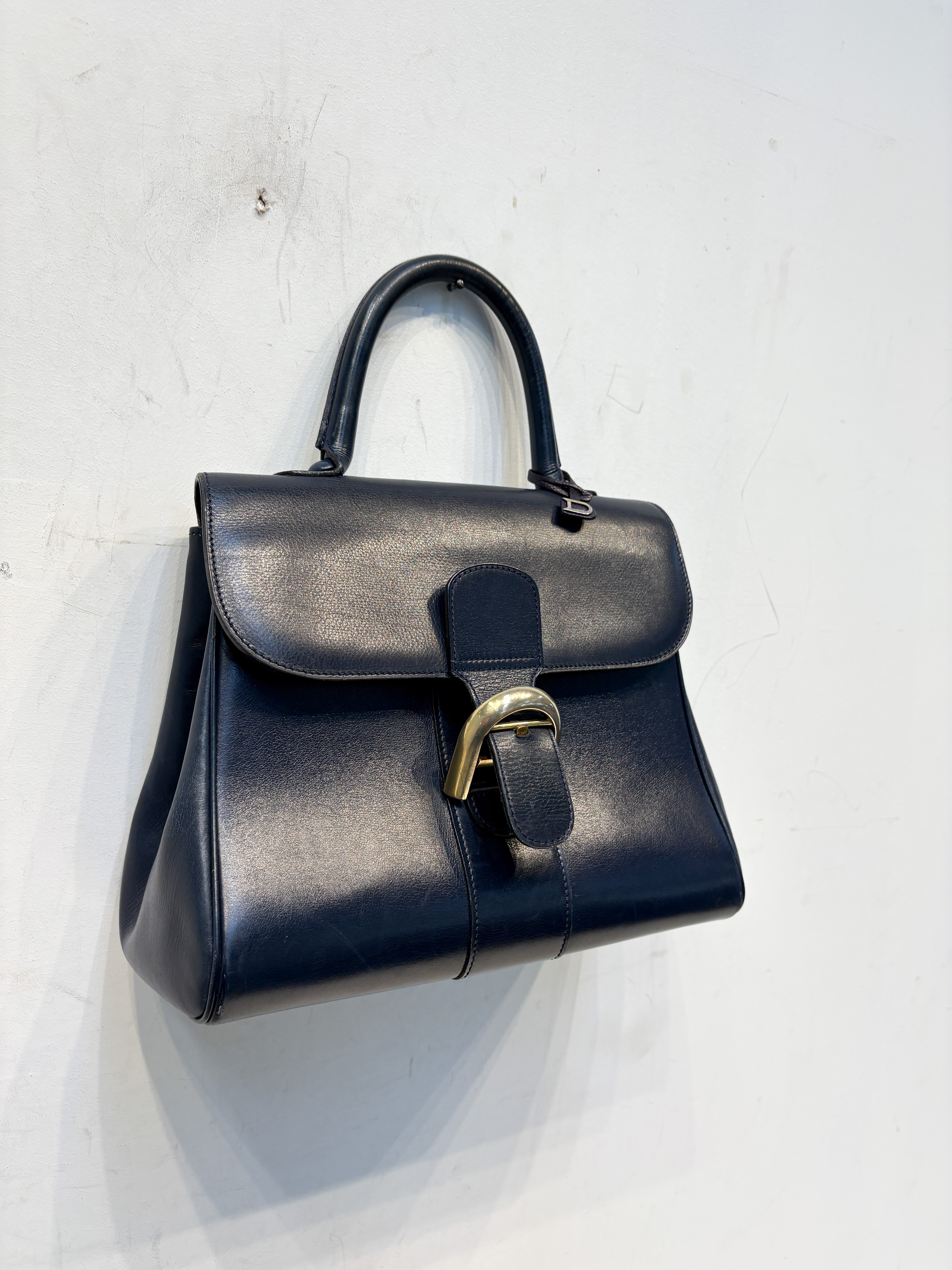 Delvaux Brilliant MM Dark Blue