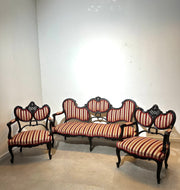 Ensemble de salon victorien ancien