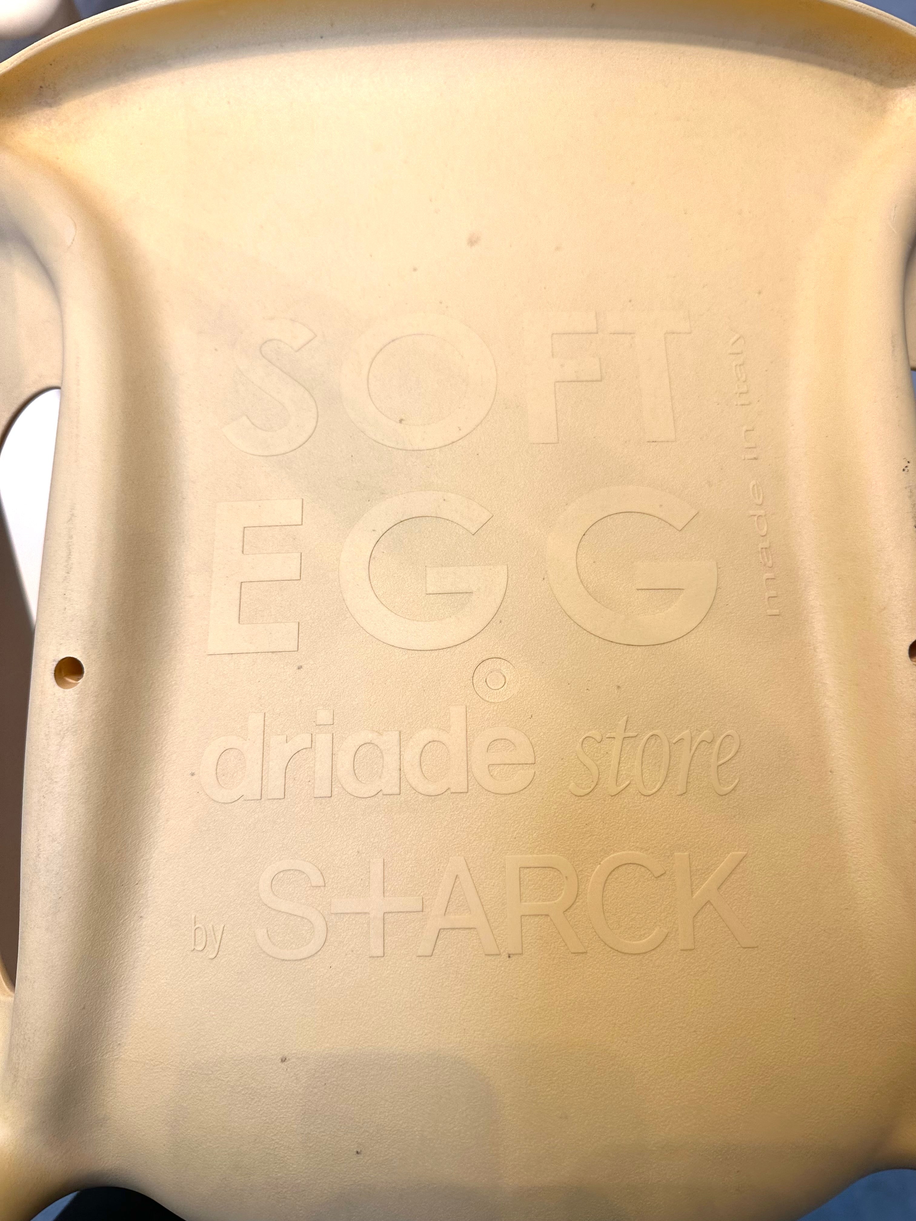 Set of 6 Soft Egg Chairs by Philippe Starck for Driade