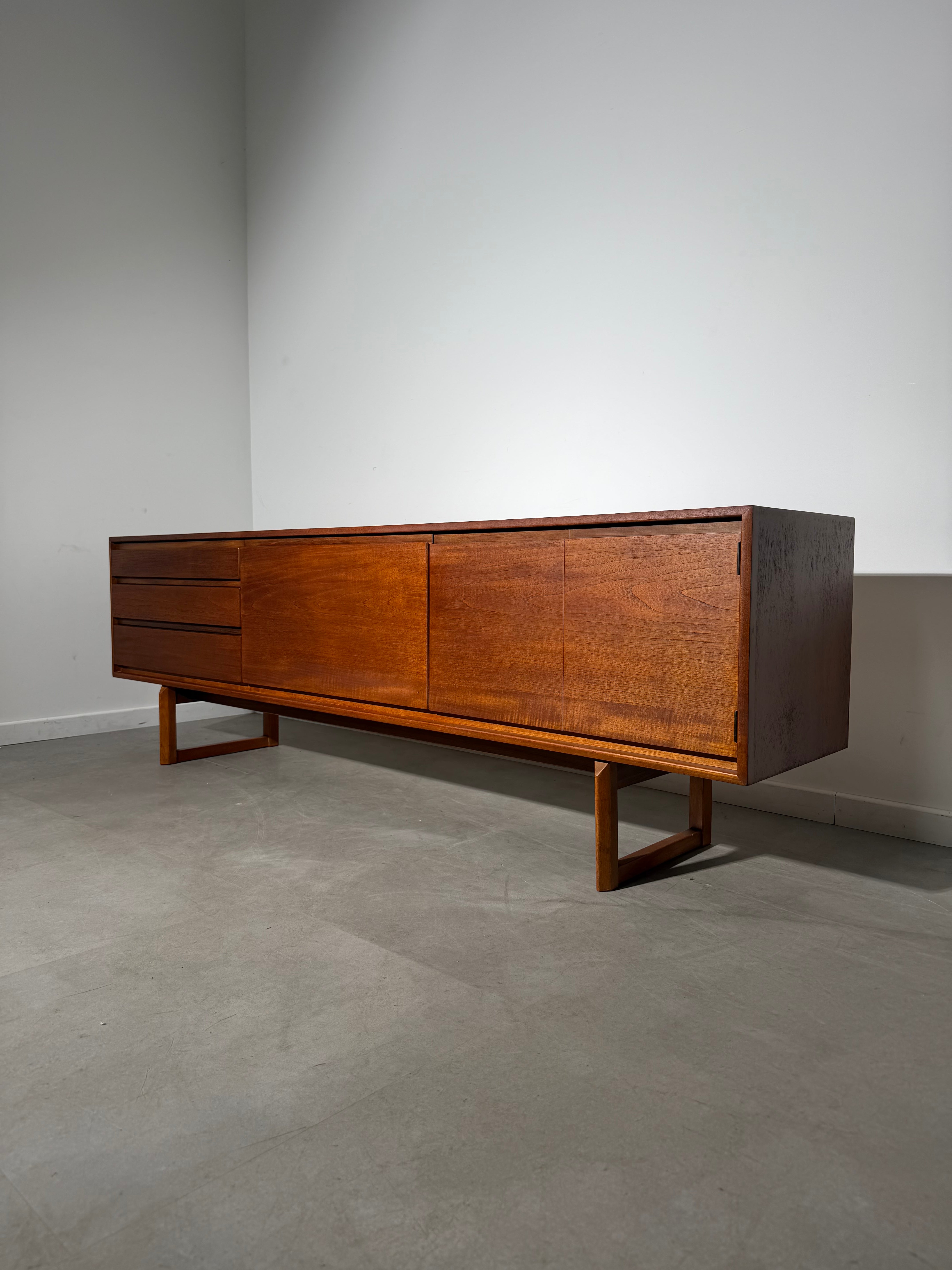 White & Newton Teak Sideboard – British Mid-Century Modern