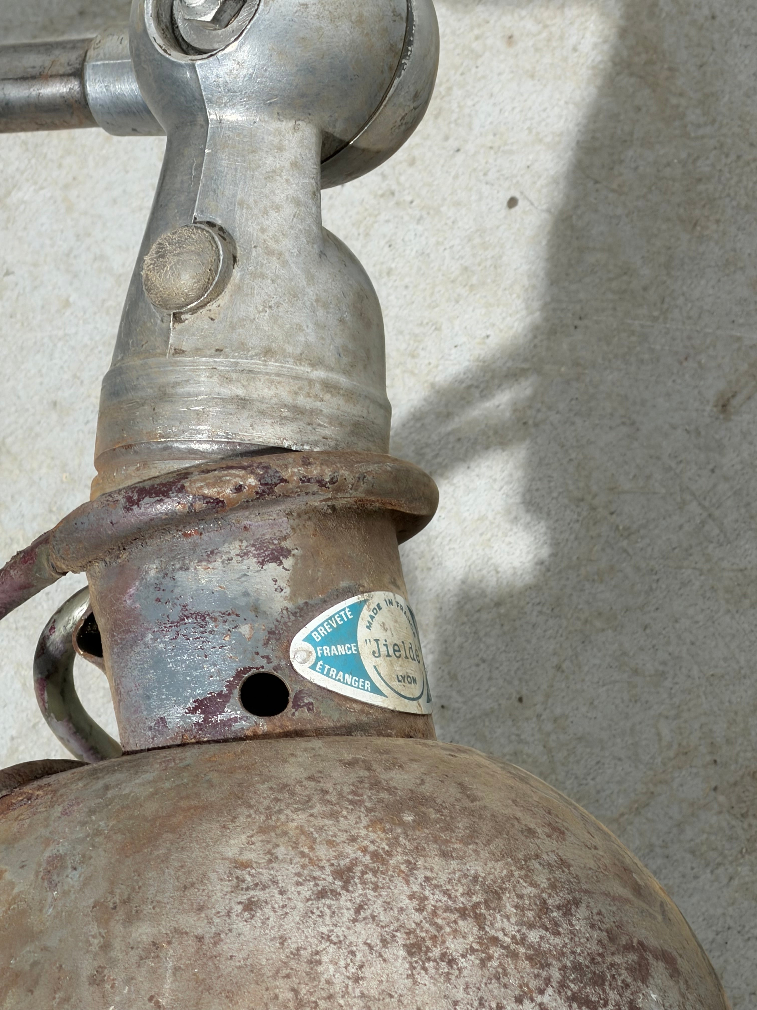 Lampe de bureau Jieldé originale – Lyon, France (Style industriel classique)