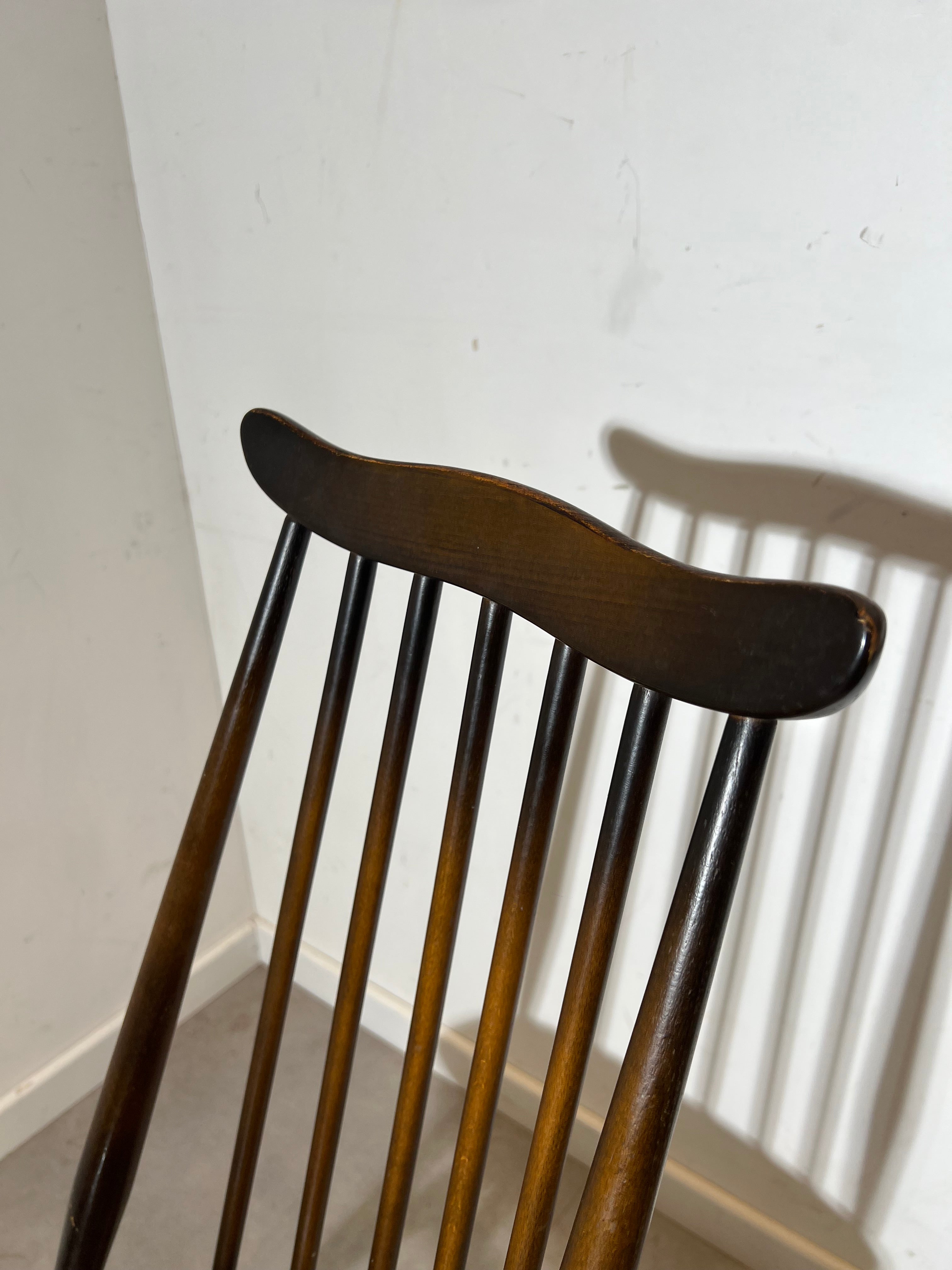 Set of 6 Vintage Ercol Dining Chairs