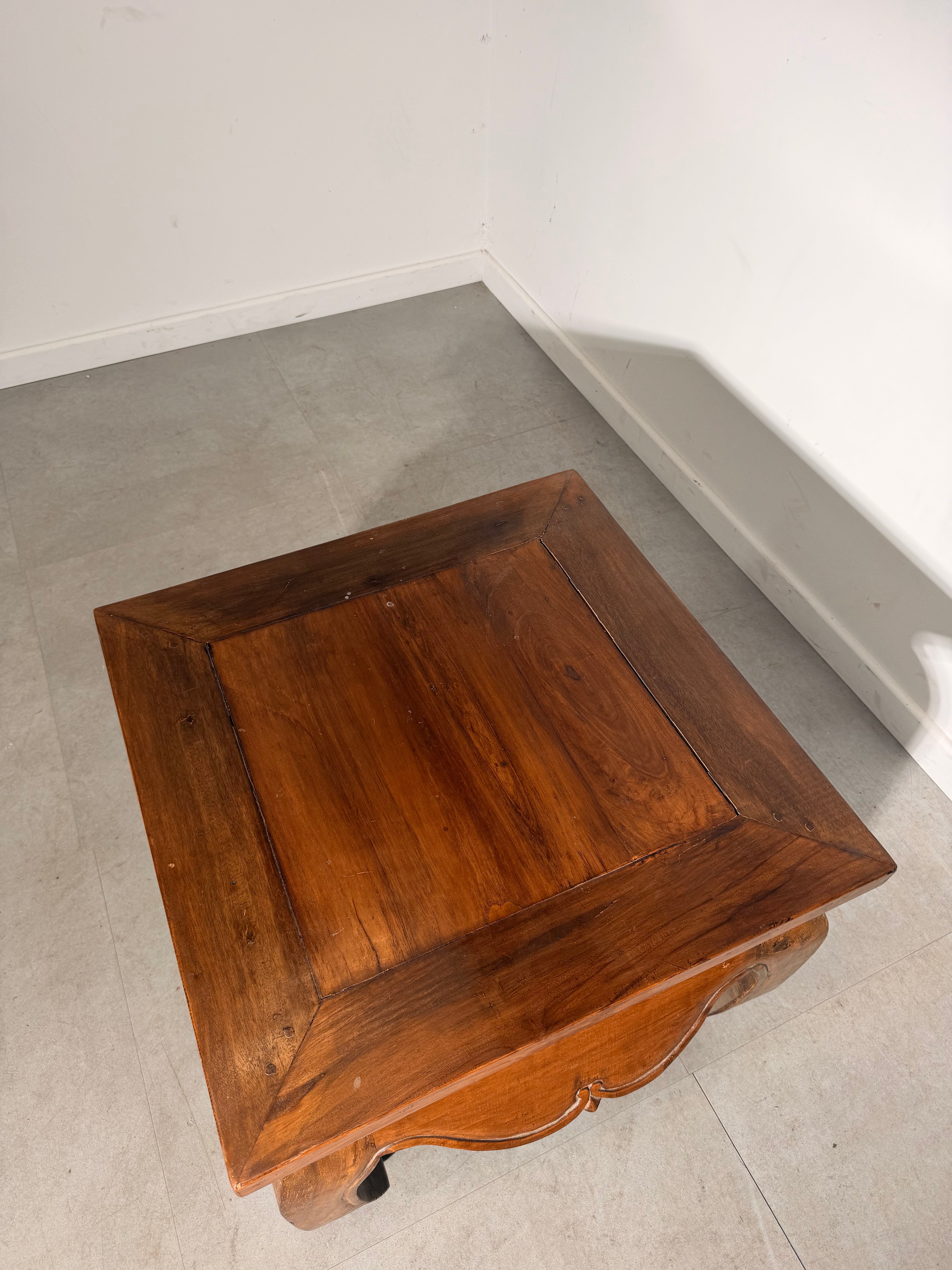 Antique Asian Hardwood Side Table